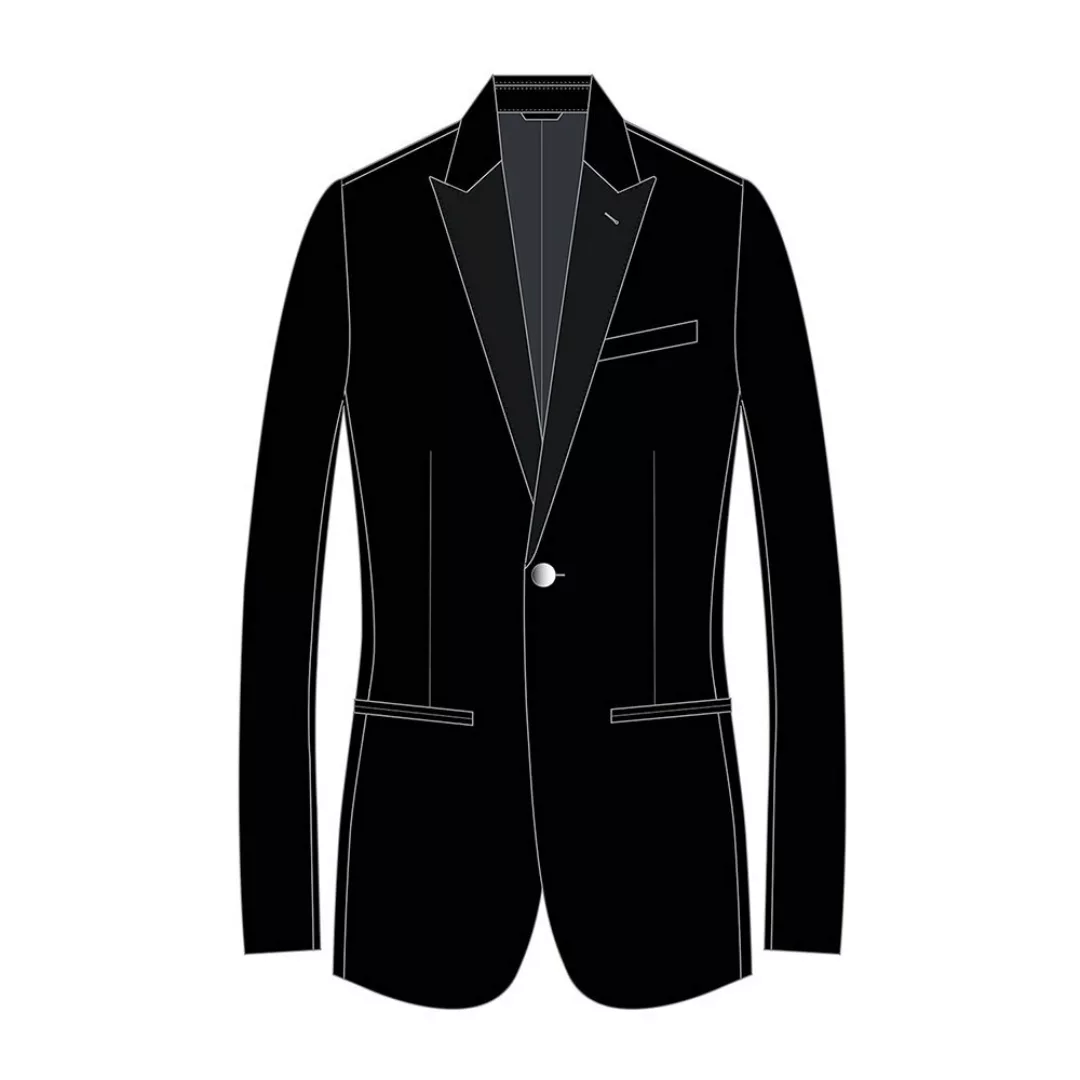 Hackett Peak Lapel Tuxedo 46 Black günstig online kaufen