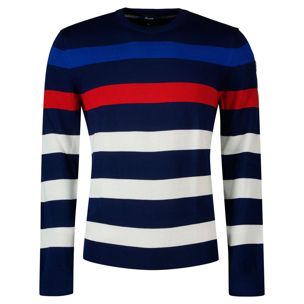 FaÇonnable Organic Multi Wide 7 Gg Rundhalsausschnitt Sweater M Marine günstig online kaufen