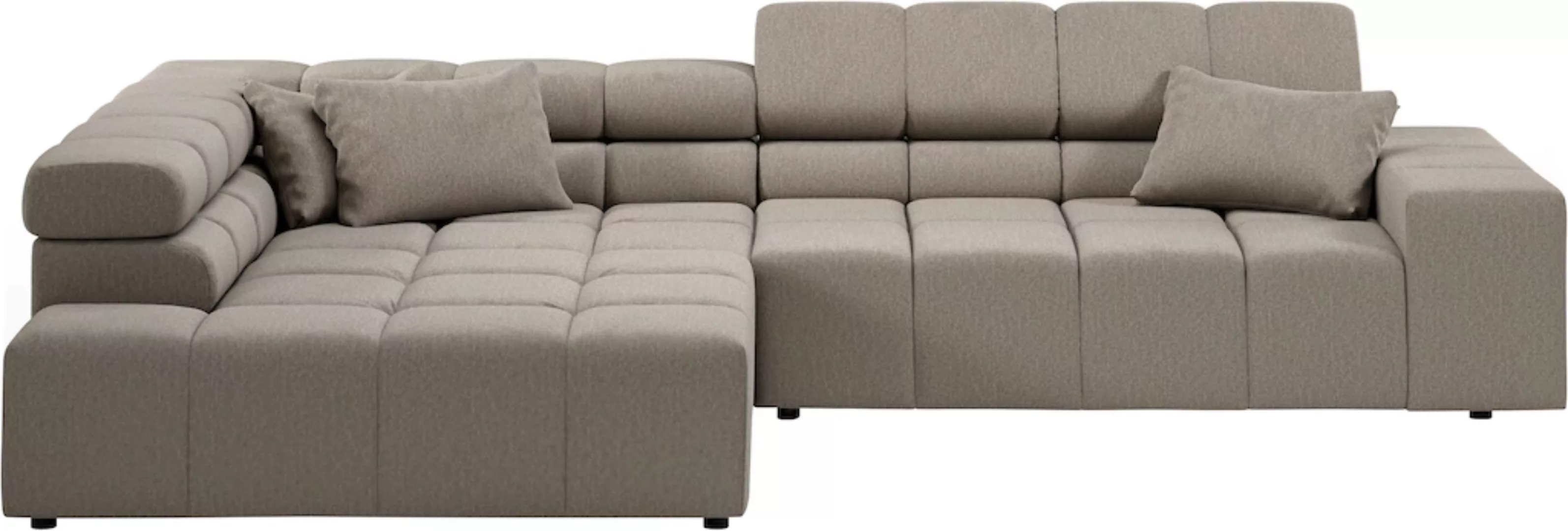 INOSIGN Ecksofa "Ancona incl. Kopfteilverstellung, Breite 319cm, L-Form", w günstig online kaufen