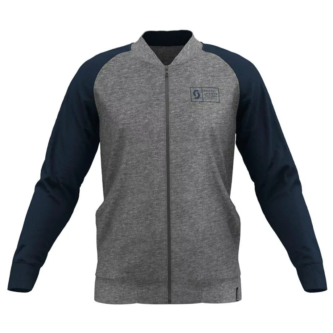 Scott 10 Casual Sweatshirt Mit Reißverschluss L Heather Grey / Midnight Blu günstig online kaufen