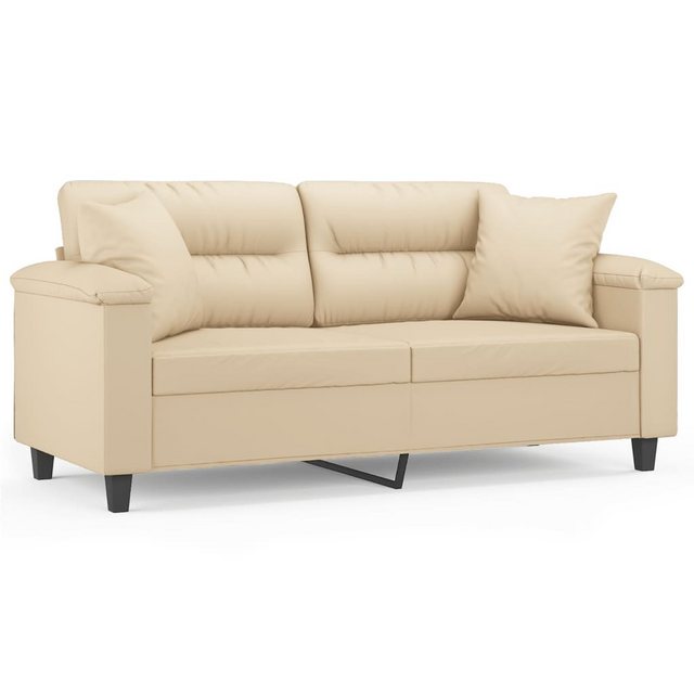 vidaXL Sofa Sofa mit Hocker Stoff verschiedene Farben, 140 cm, 2-Sitzer günstig online kaufen