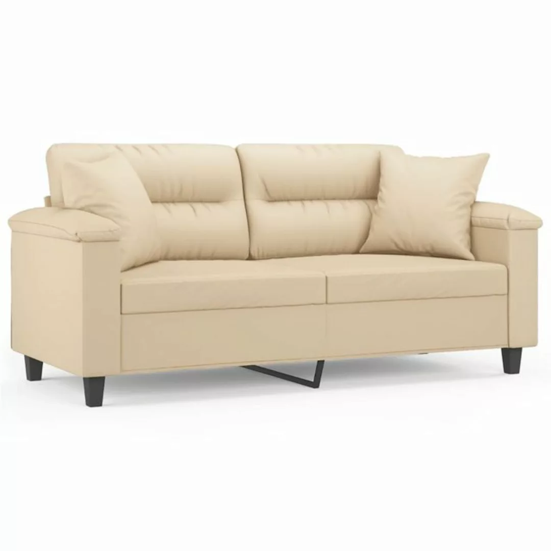 vidaXL Sofa Sofa mit Mikrofasergewebe Stoff verschiedene Farben, 140 cm, 2- günstig online kaufen