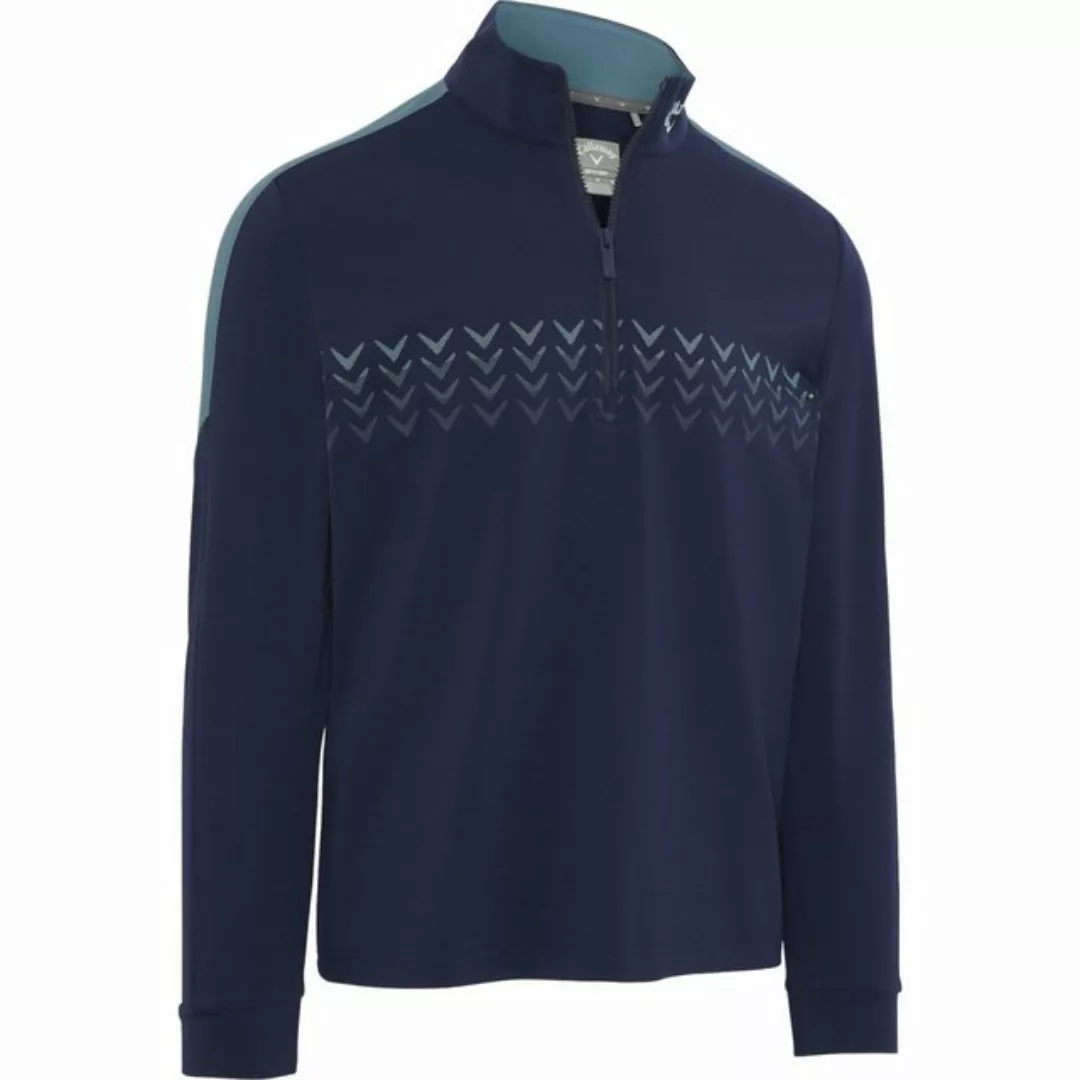 Callaway Longsweatshirt Callaway Layer Trademark Chev Block 1/4 Zip Blau He günstig online kaufen