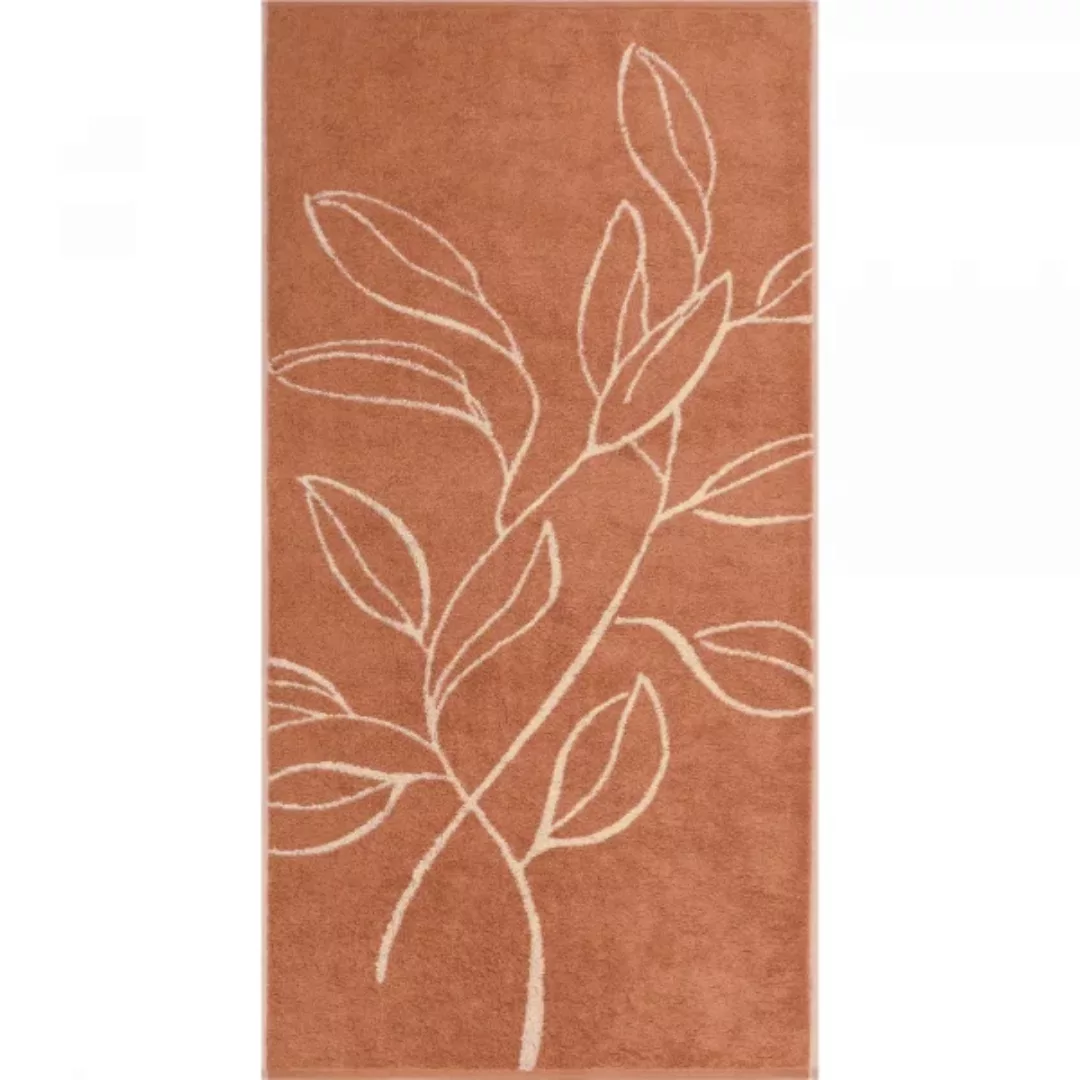 Cawö Handtücher Atelier Floral 6239 - Farbe: kupfer - 33 - Duschtuch 70x140 günstig online kaufen