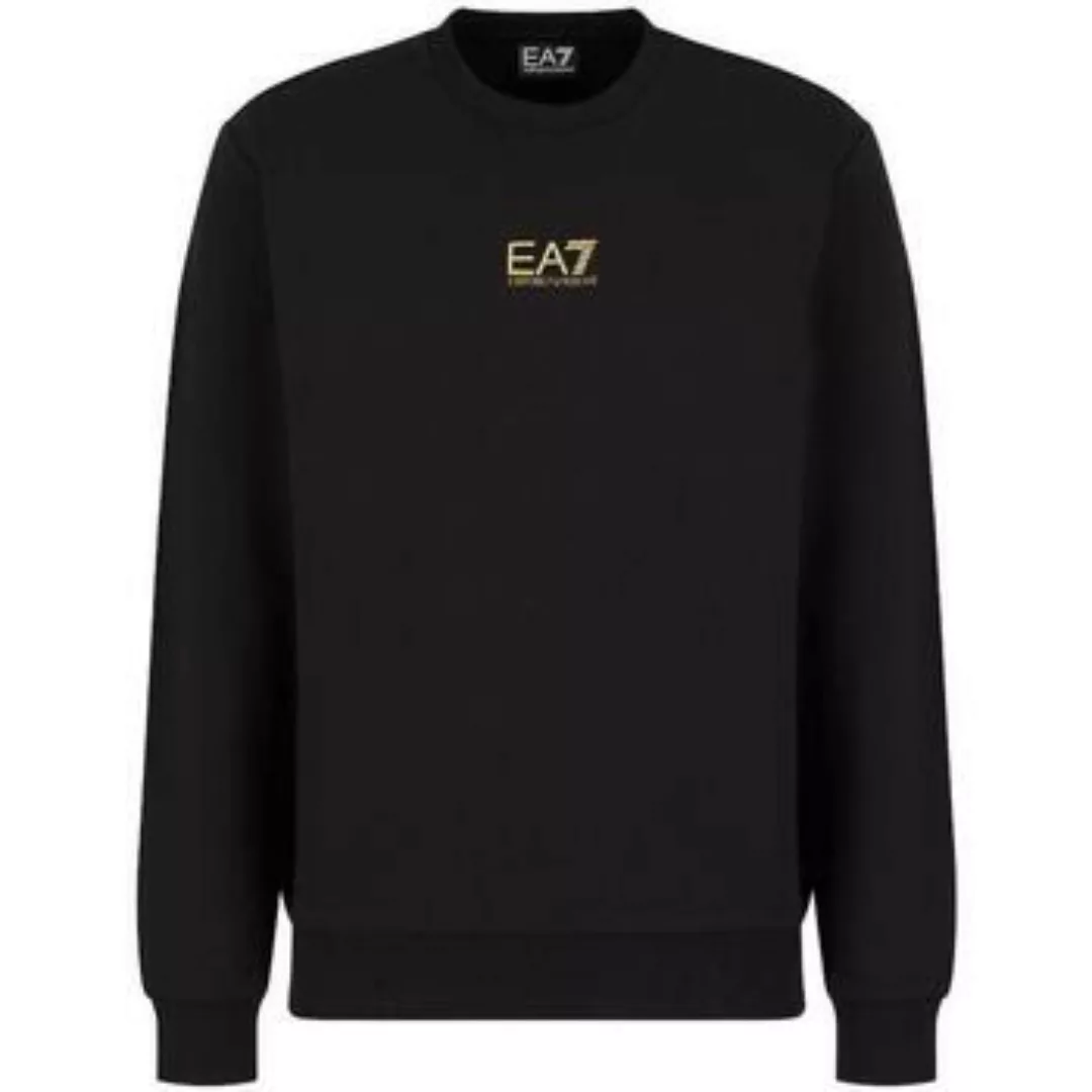 Ea7 Emporio Armani  Sweatshirt Identity Cotton Sweatshirt Black/Gold günstig online kaufen