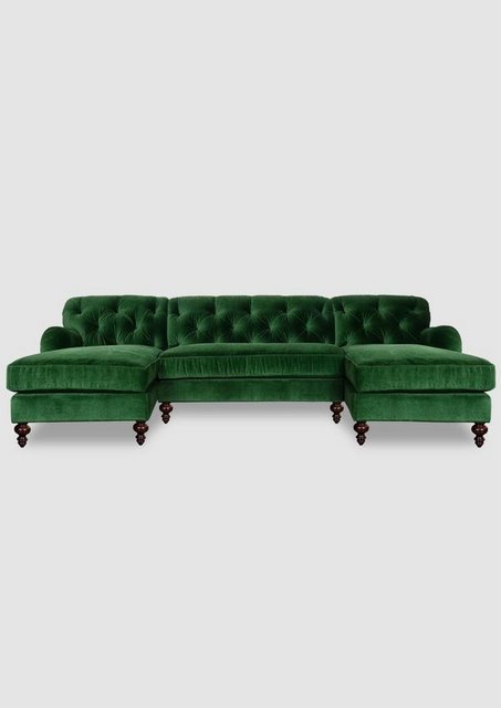 Xlmoebel Ecksofa Wohnlandschaft Chesterfield-Sofa in U-Form mit, Hergestell günstig online kaufen