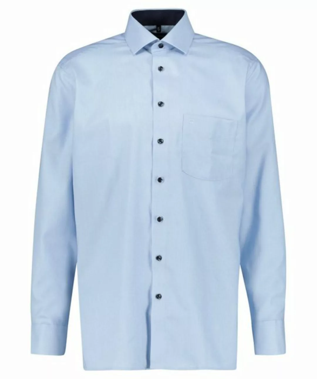 OLYMP Langarmhemd Herren Hemden LUXOR Modern Fit Langarm (1-tlg) günstig online kaufen