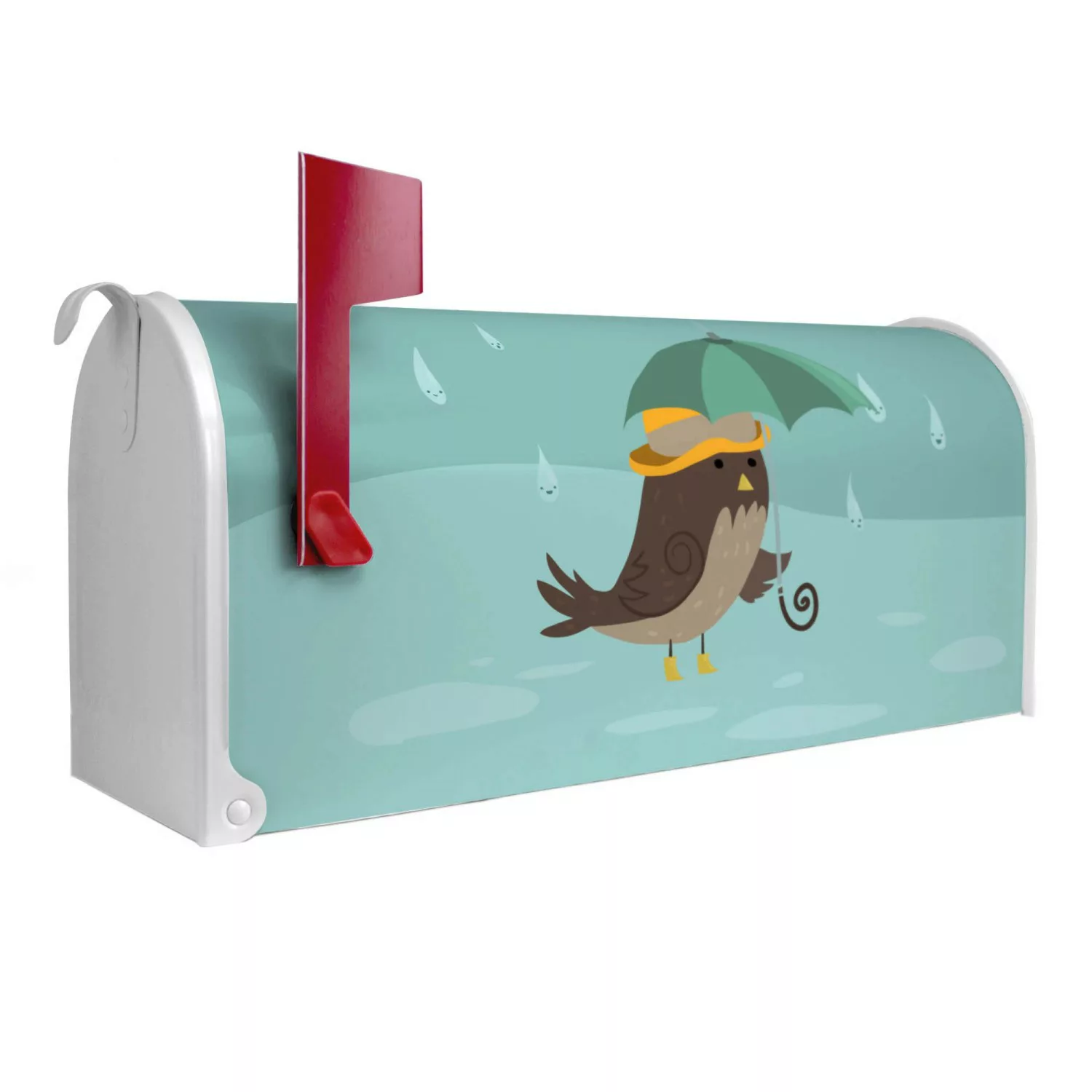 Banjado Amerikanischer Briefkasten Weiß 48x22x16cm US Mailbox Letterbox Pos günstig online kaufen