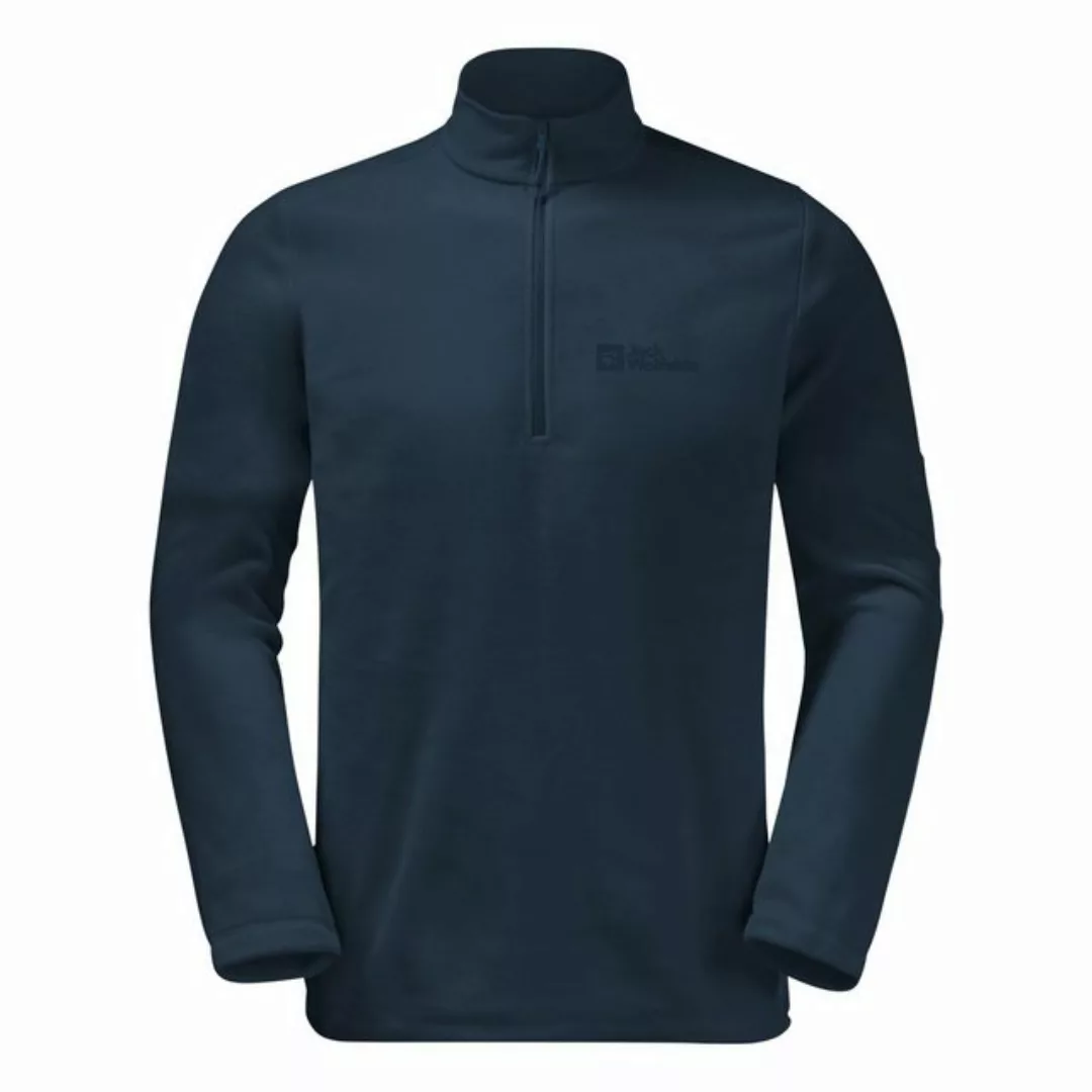 Jack Wolfskin Stehkragenpullover Fleecepullover Taunus mit Markenlogo auf d günstig online kaufen