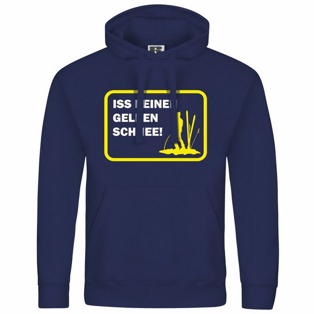 deinshirt Kapuzenpullover Herren Kapuzenpullover Iss keinen gelben Schnee M günstig online kaufen