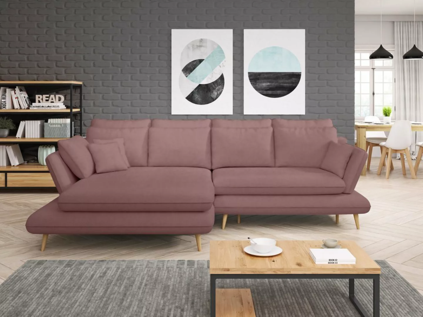 99rooms Ecksofa Mondino, L-Form, Eckcouch, Design günstig online kaufen