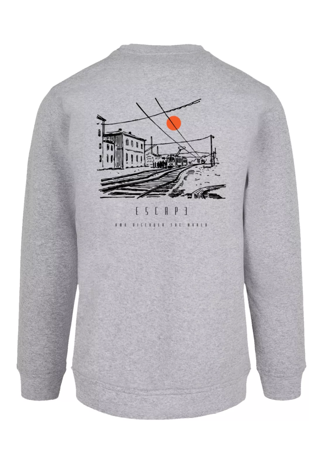 F4NT4STIC Sweatshirt "Escape Discover the World Town Train Station", Premiu günstig online kaufen