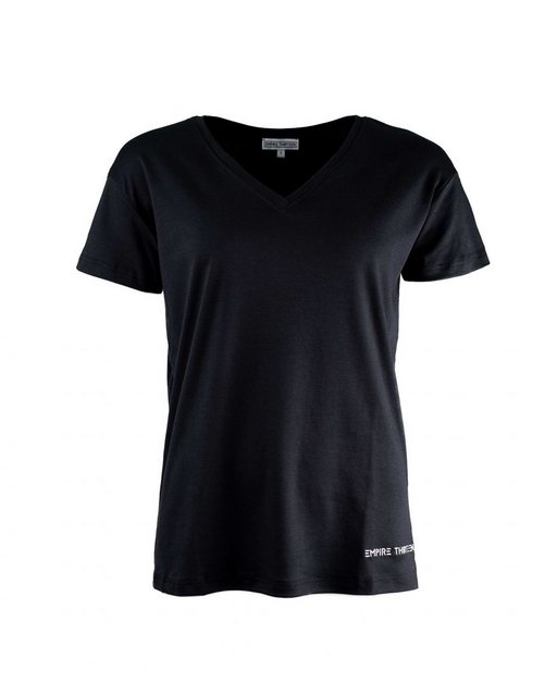 EMPIRE-THIRTEEN T-Shirt "EMPIRE-THIRTEEN" V-NECK SHIRT LADIES Logostickerei günstig online kaufen