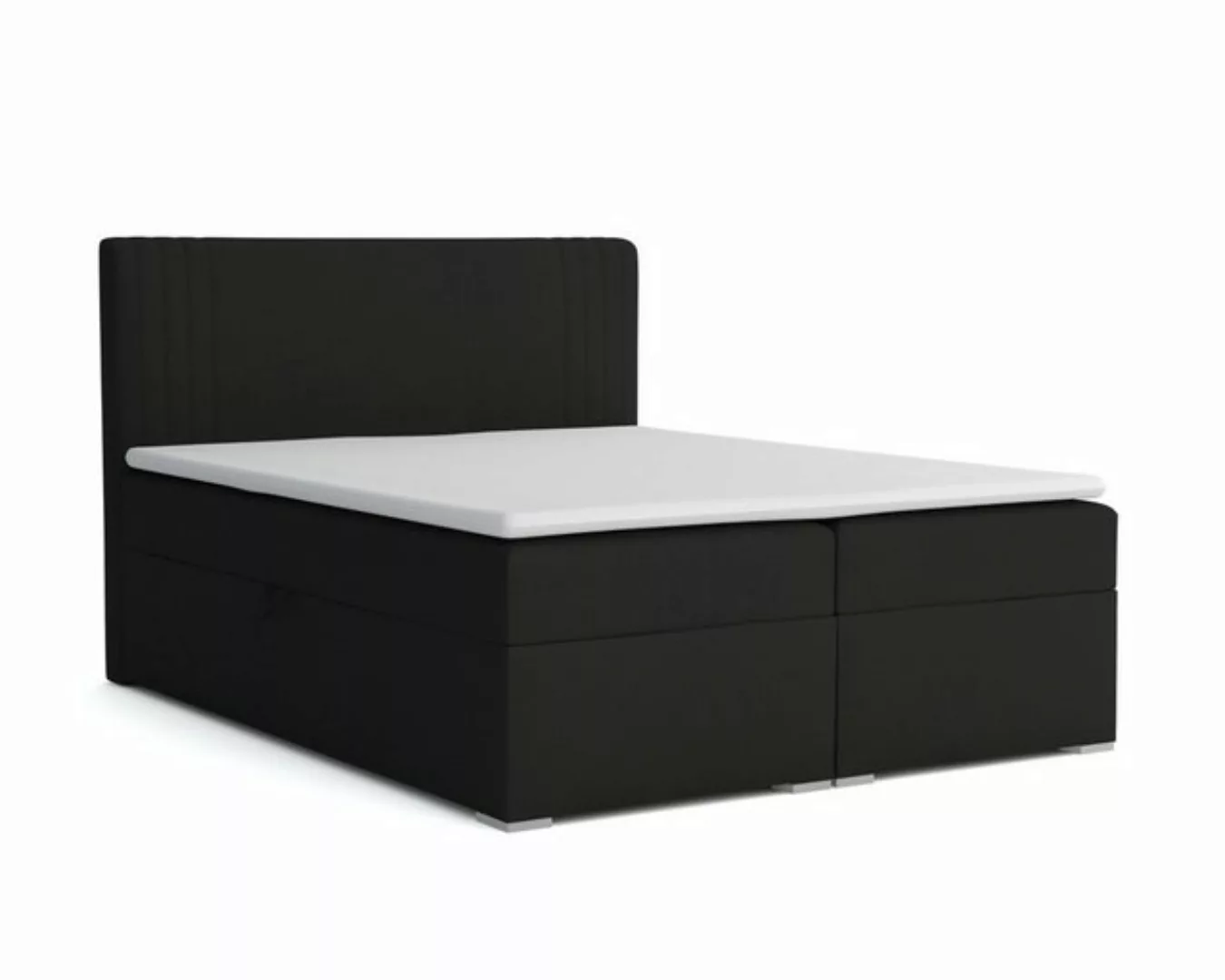 Deine Möbel 24 Boxspringbett KAI Komplettbett Polsterbett inkl. Bonellfeder günstig online kaufen