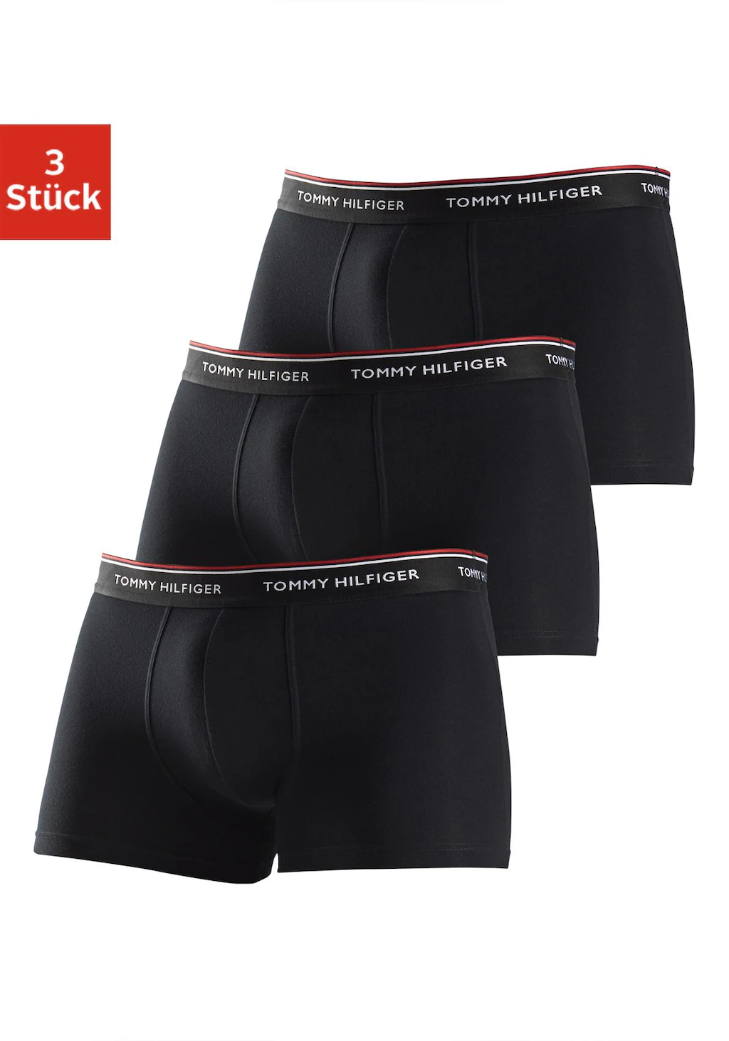 Tommy Hilfiger Underwear Webboxer, (3 St.), mit Streifen und Logo-Schriftzu günstig online kaufen