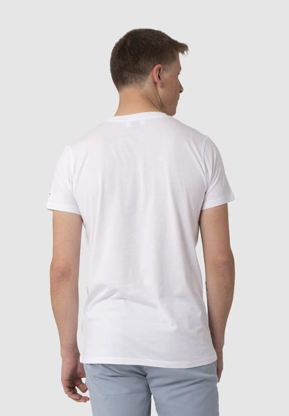 Daniel T-shirt Aus Modal-buchenfaser Und Bio-baumwolle Mit Druck "Disc" günstig online kaufen