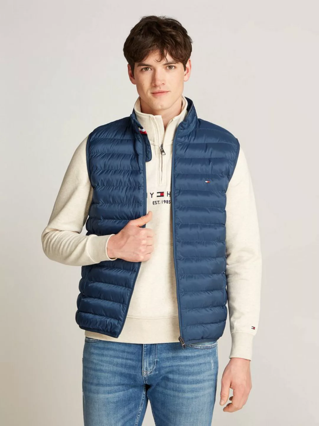 Tommy Hilfiger Steppweste PACKABLE RECYCLED VEST mit Tommy Hilfiger Logosti günstig online kaufen