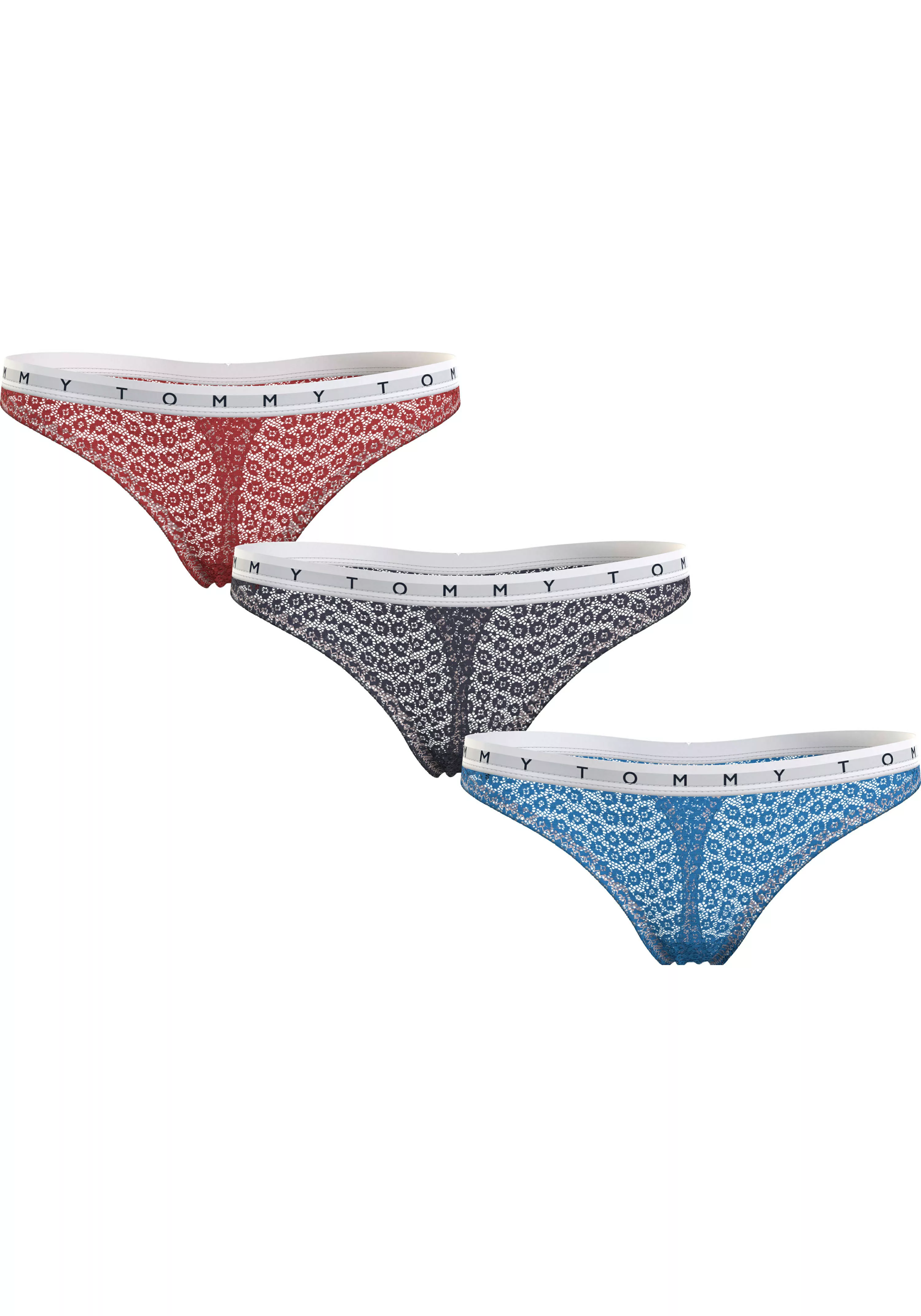 Tommy Hilfiger Underwear Slip "3 PACK THONG", (Packung, 3 St., 3er-Pack) günstig online kaufen