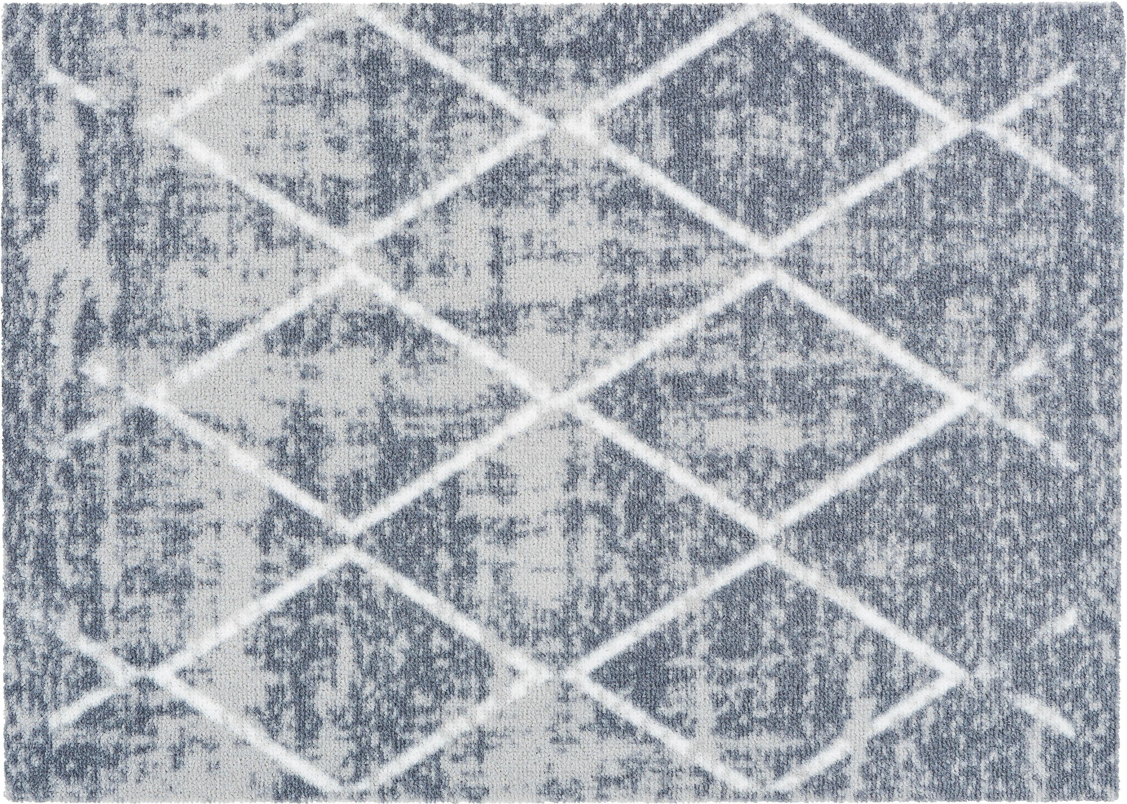 Astra Sauberlaufmatte Miabella 50 cm x 70 cm Rauten Grau günstig online kaufen