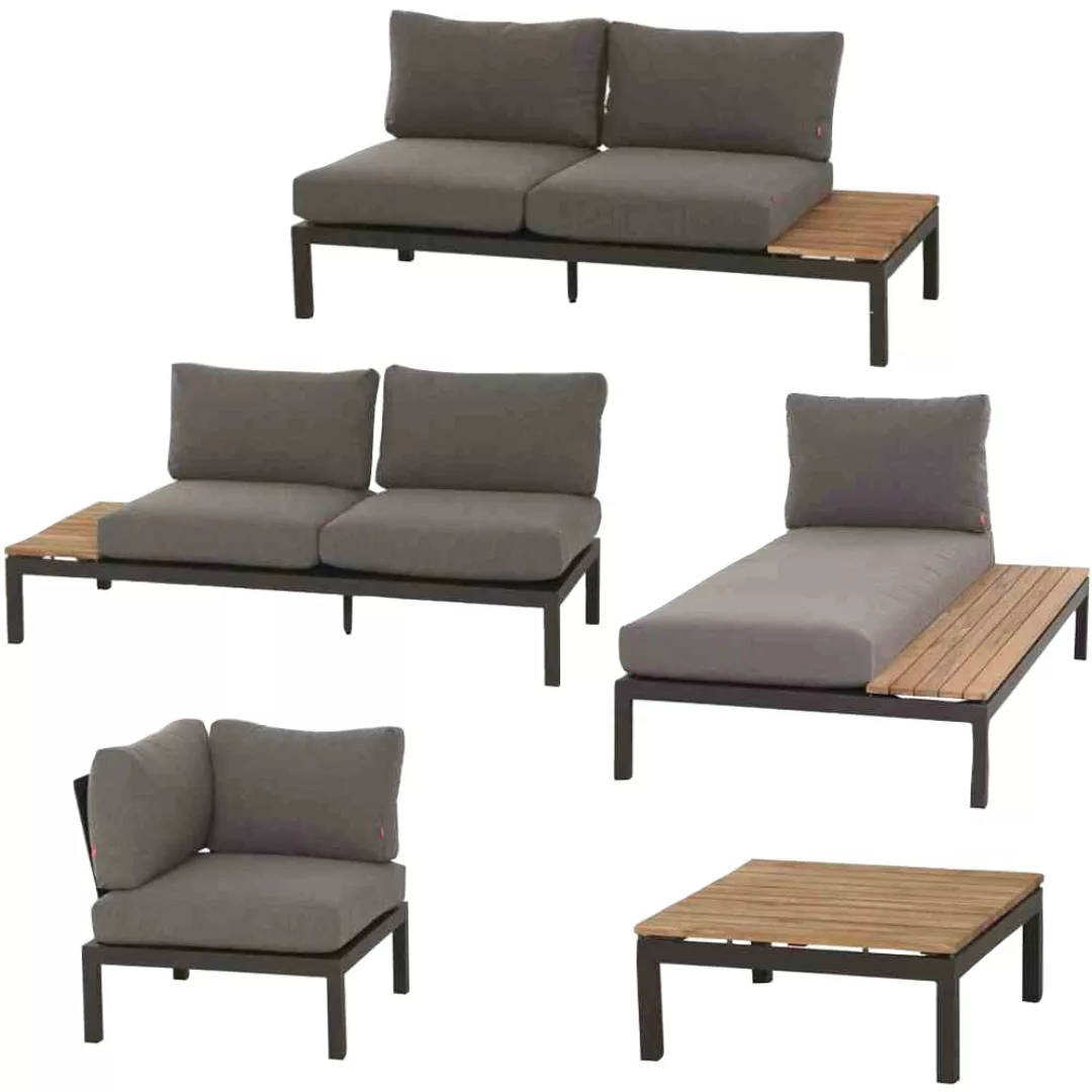 Siena Garden Gartenlounge-Set "Alvida", (5 tlg.) günstig online kaufen