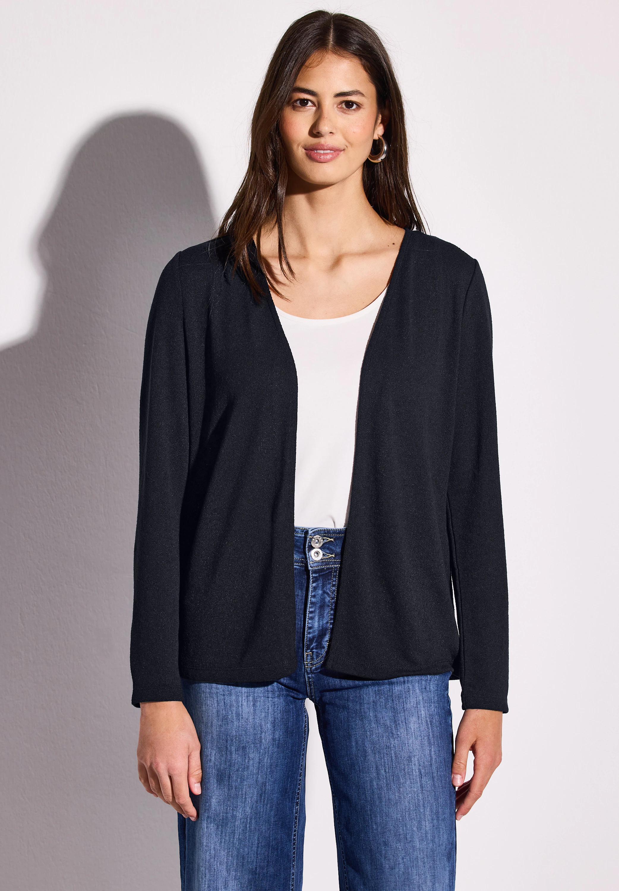 STREET ONE Cardigan, verschlusslos günstig online kaufen