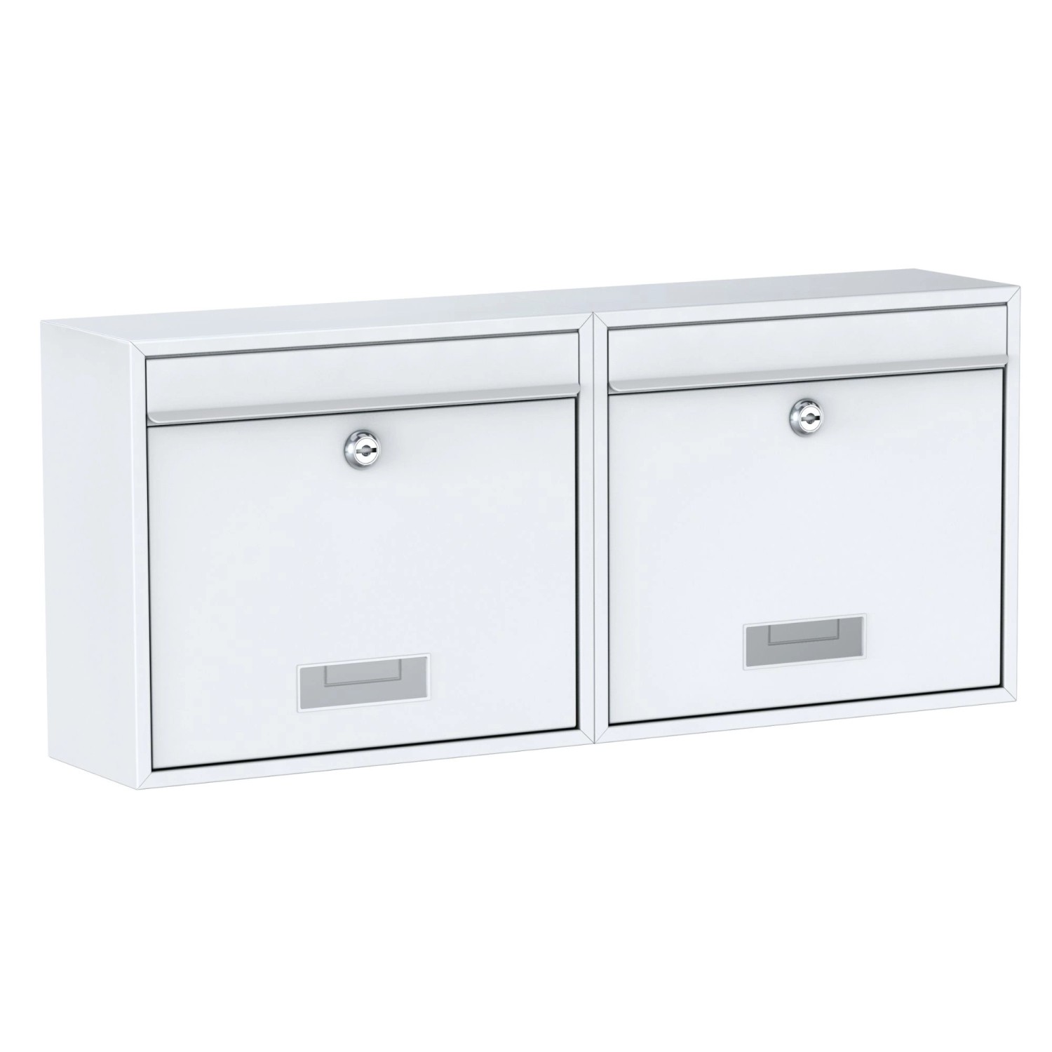 Basi - Briefkasten - SET - 2x BK 900 - Stahl Weiß - 2x2170-0662 günstig online kaufen