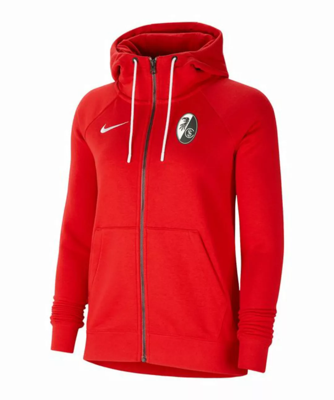 Nike Sweatjacke SC Freiburg Fleece Kapuzenjacke Damen günstig online kaufen