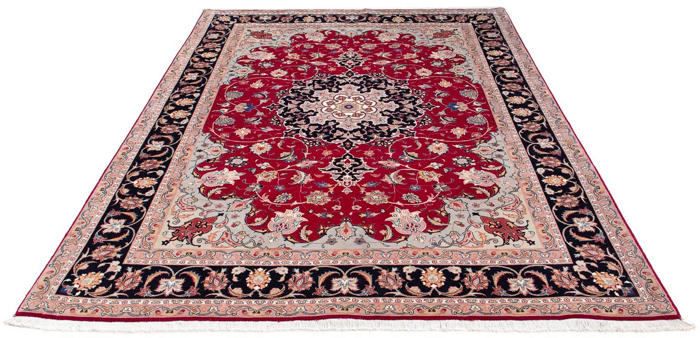 morgenland Orientteppich »Perser - Täbriz - Royal - 240 x 175 cm - rot«, re günstig online kaufen