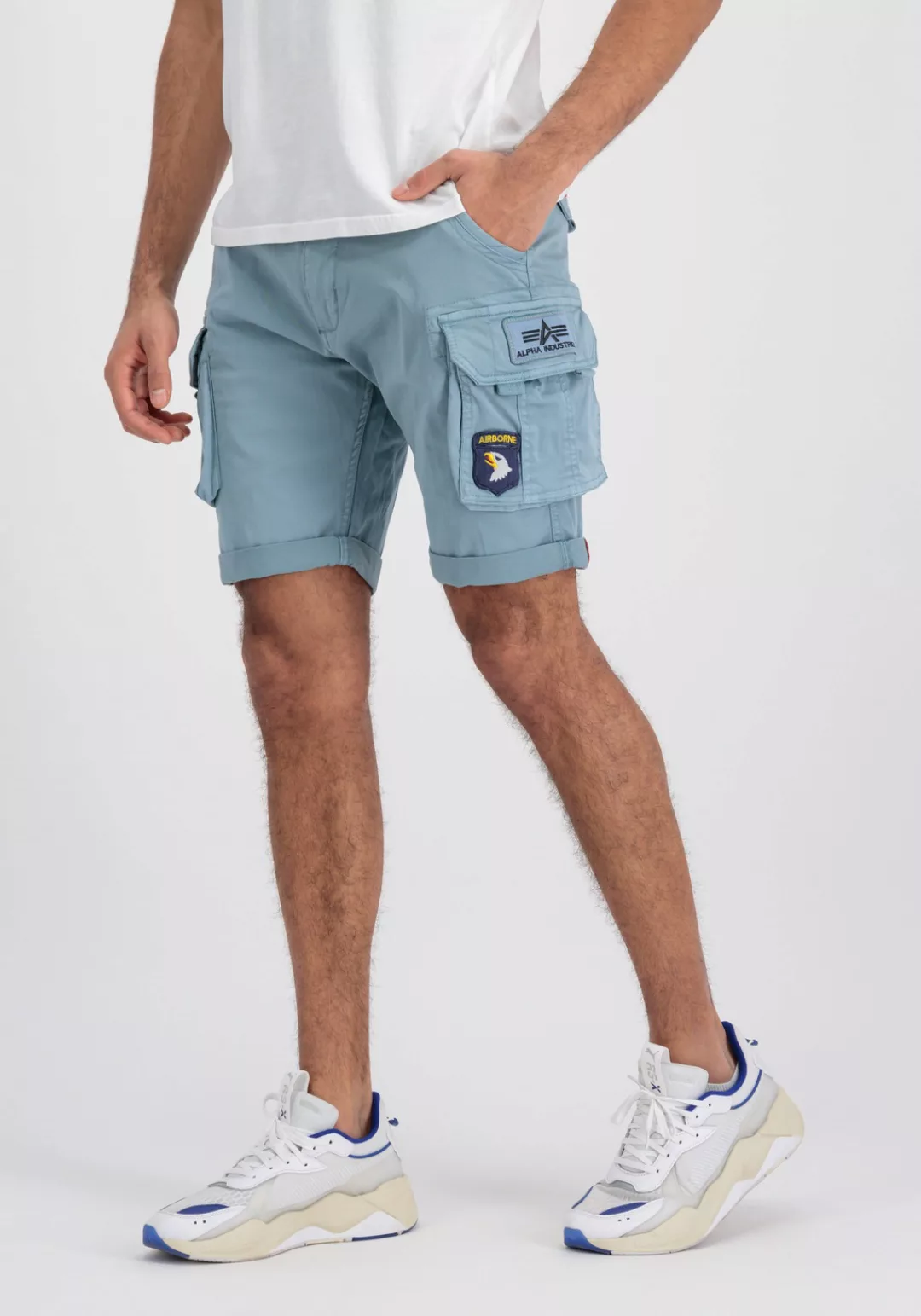 Alpha Industries Shorts "Alpha Industries Men - Shorts Crew Short Patch" günstig online kaufen