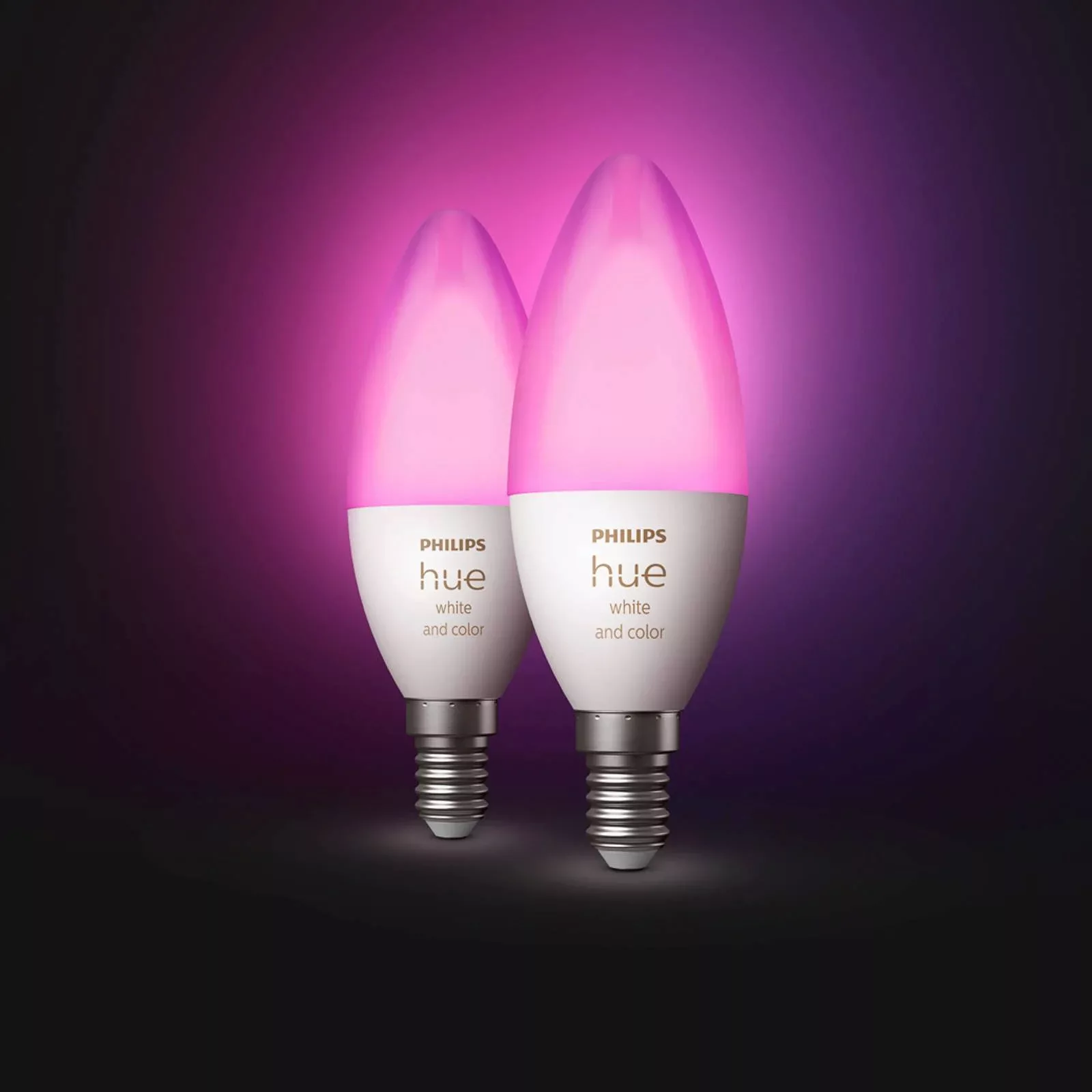 Philips Hue Kerze White&Color Amb. E14 5,3W 2er günstig online kaufen