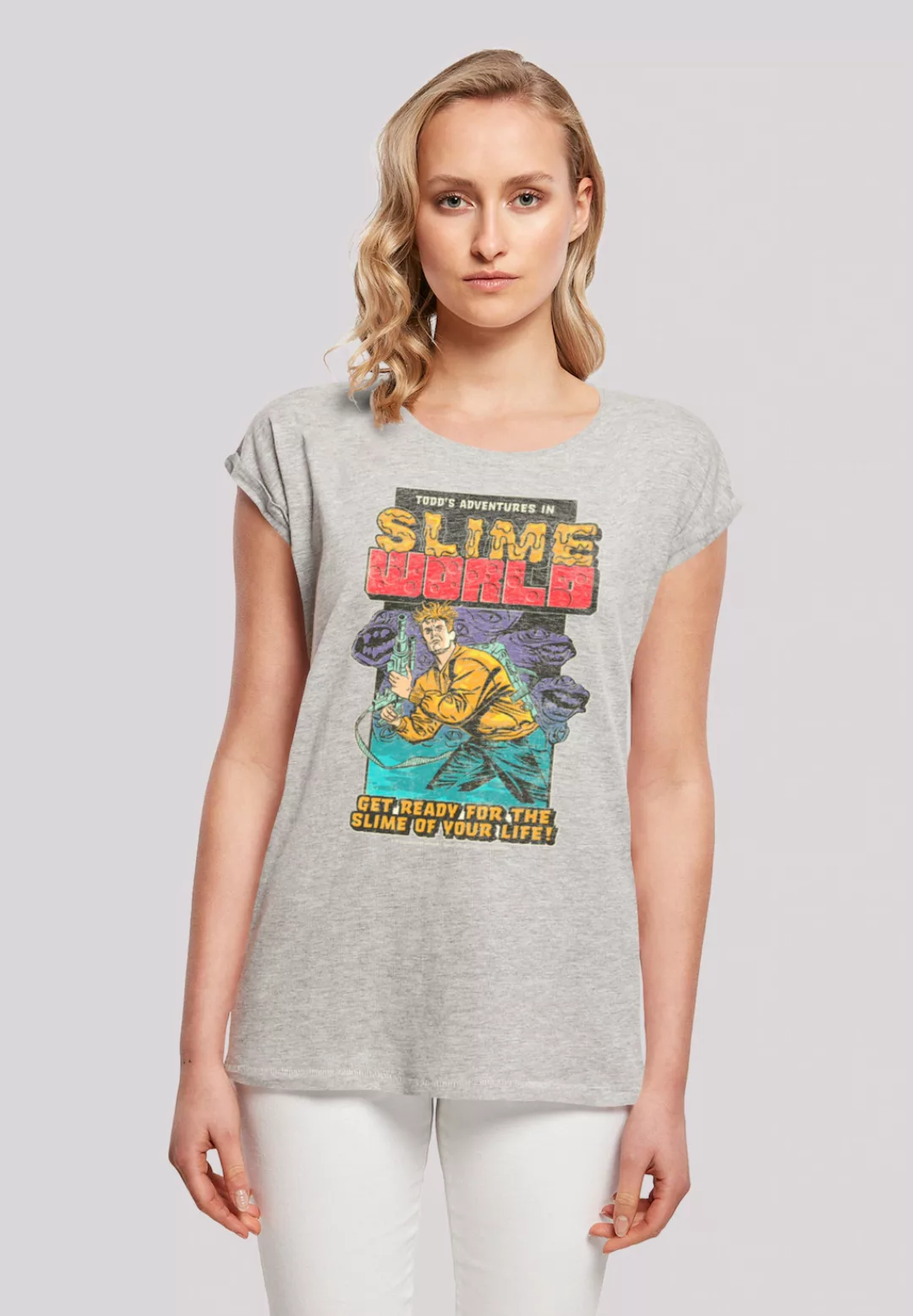 F4NT4STIC T-Shirt "Retro Gaming Todds Adventures In SlimeWorld" günstig online kaufen