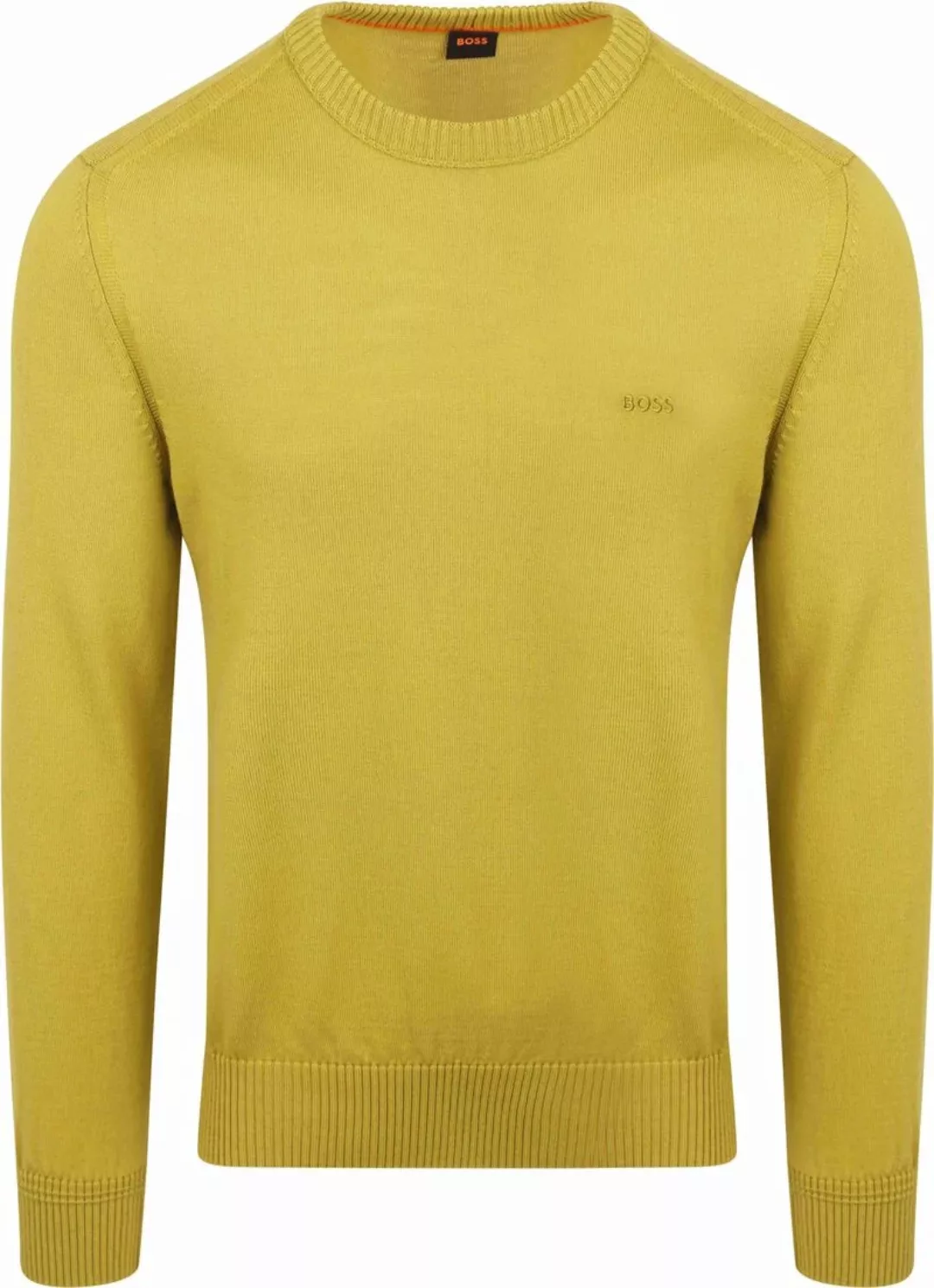 BOSS Pullover Avac Wolle Grün - Größe L günstig online kaufen