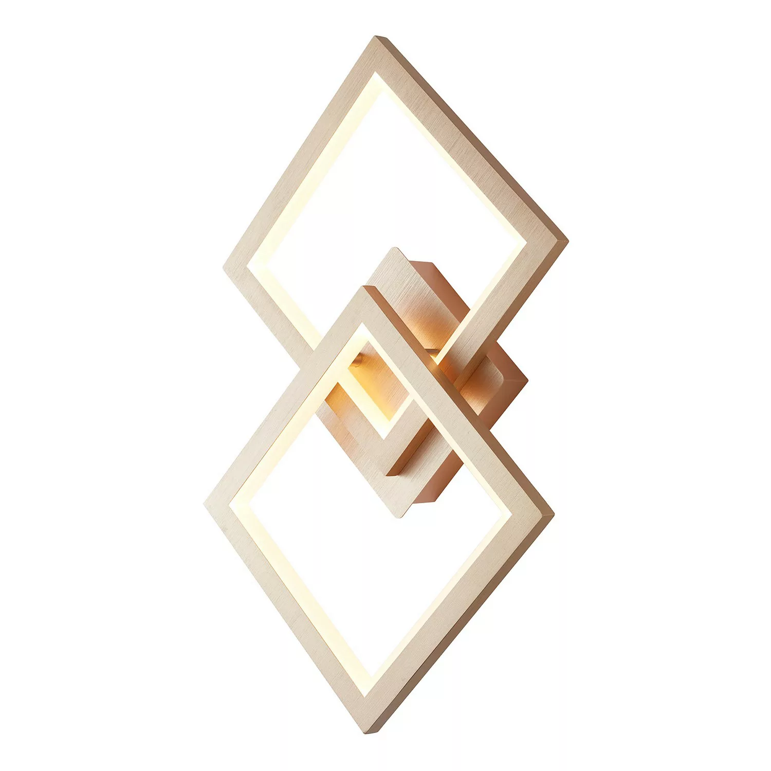 LED Deckenleuchte Gwyn in Gold 2x 9W 2200lm günstig online kaufen