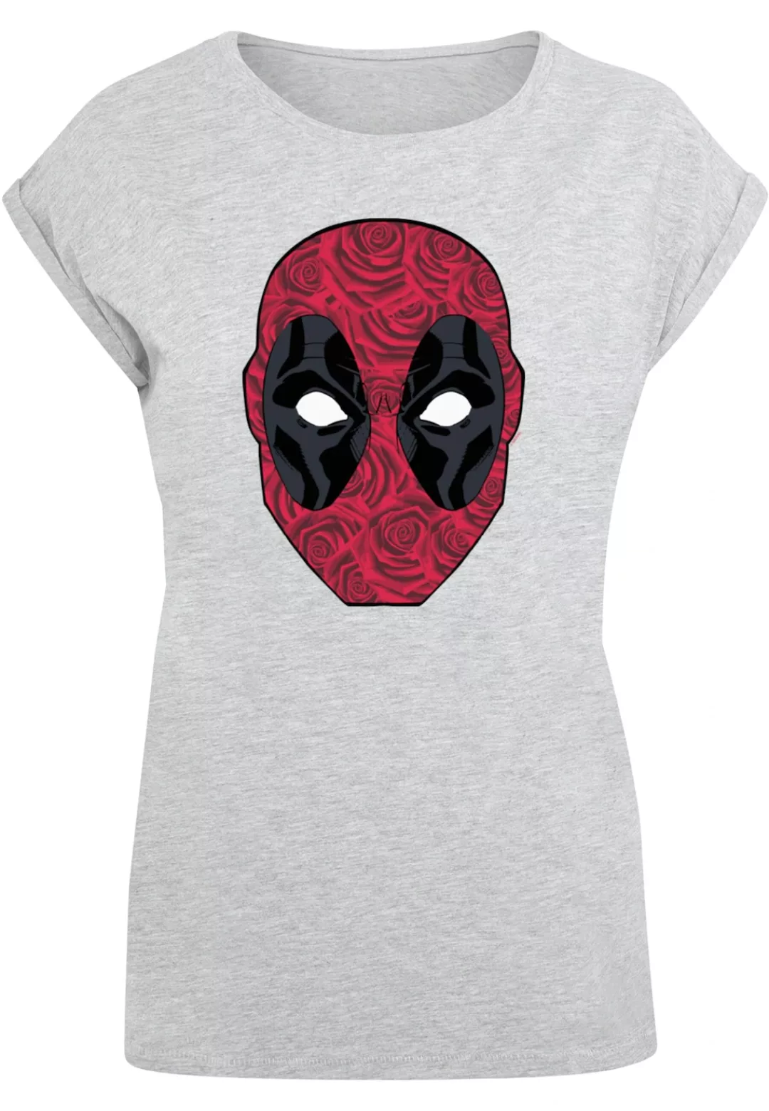 ABSOLUTE CULT T-Shirt "ABSOLUTE CULT Damen Ladies Deadpool - Head Of Roses günstig online kaufen