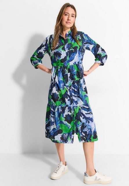 Cecil Blusenkleid mit All-Over Print günstig online kaufen