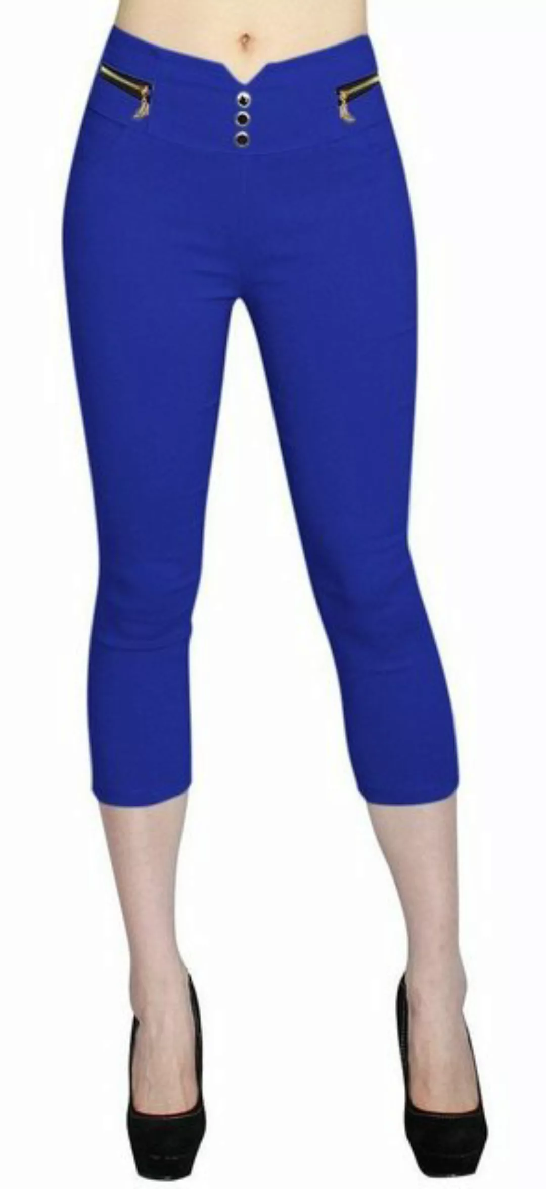 dy_mode Caprihose Damen Capri Hose 7/8 Skinny Pants Caprihose Treggings günstig online kaufen