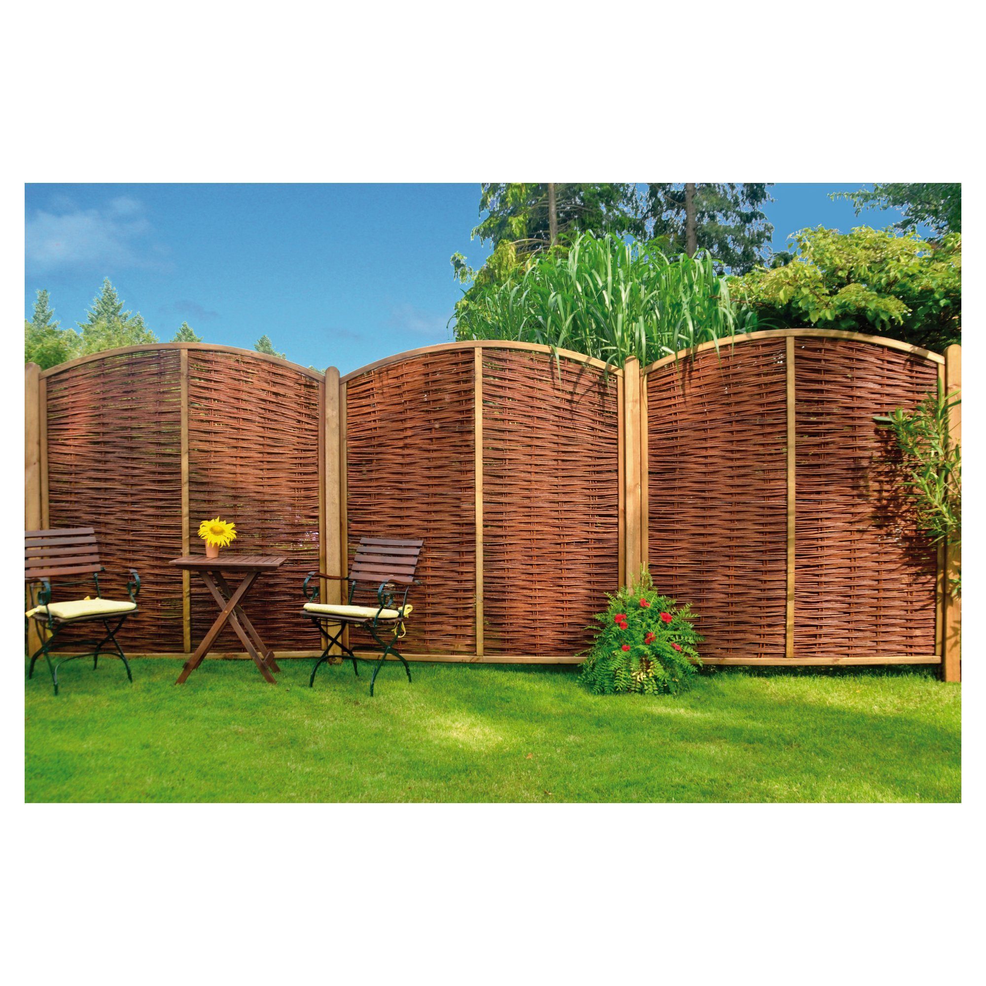 Tetzner & Jentzsch Gartenzaun NABRO-Weidengeflechtzaun günstig online kaufen