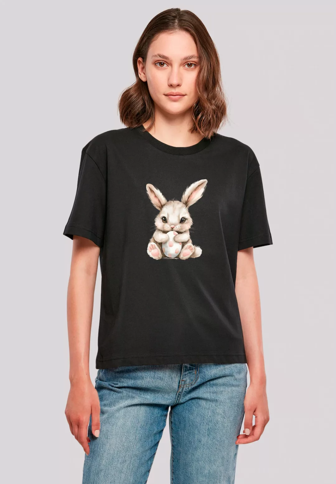 F4NT4STIC T-Shirt "Niedlicher Osterhase mit Ei", Premium Qualität günstig online kaufen