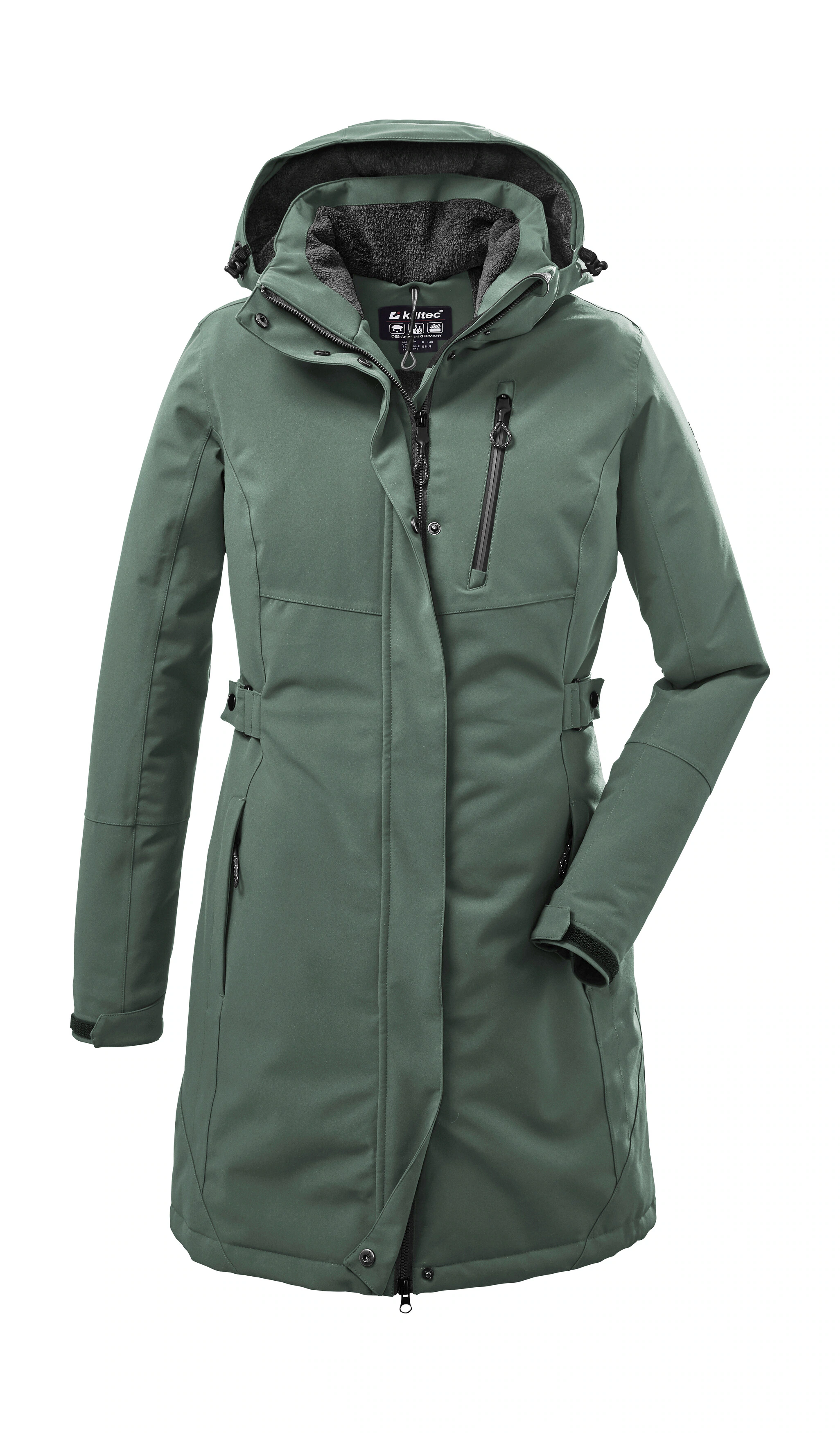 Killtec Parka "KOW 165 WMN PRK", Wasser- und winddichter Parka mit Teddyfle günstig online kaufen