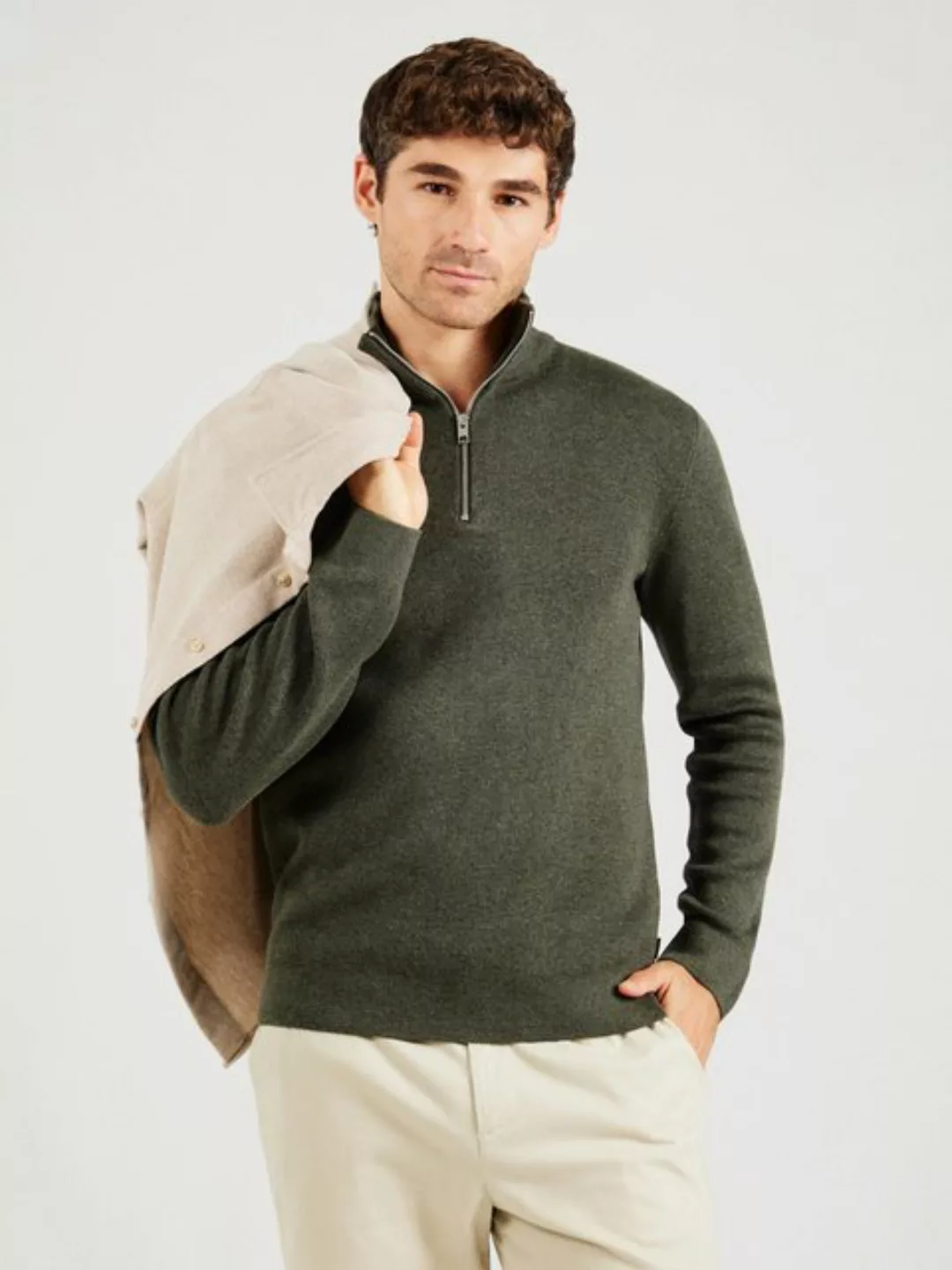 Jack & Jones Troyer "JPRBLAMILANO STITCH KNIT HALF ZIP SN" günstig online kaufen