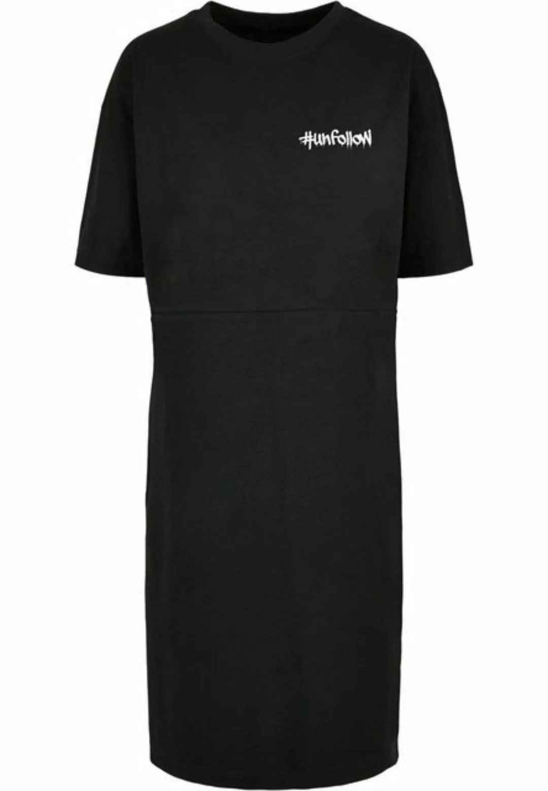 Merchcode Shirtkleid Merchcode Damen Ladies Unfollow Organic Oversized Slit günstig online kaufen