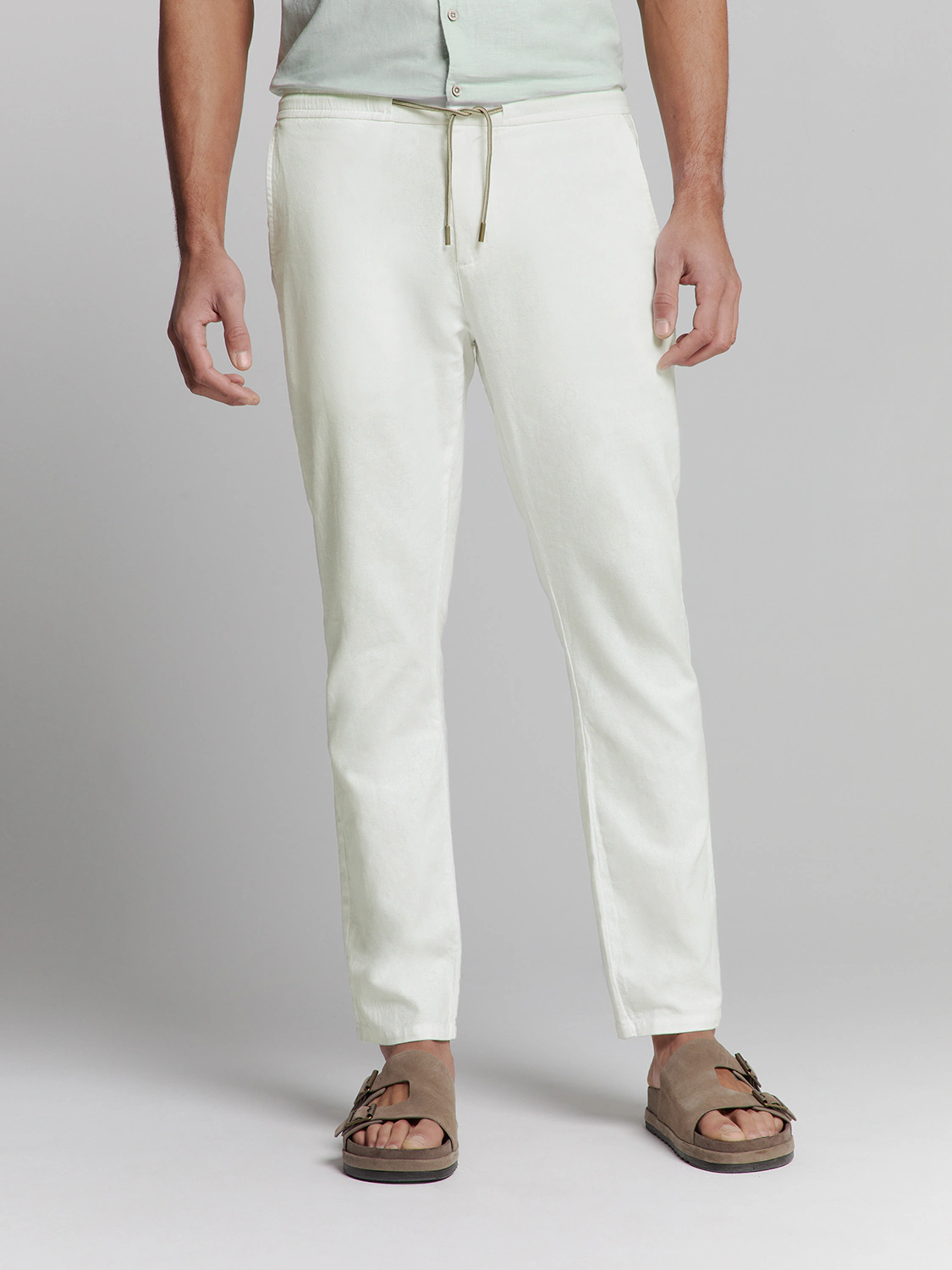 NO EXCESS Chinohose "No Excess Leinenhose" günstig online kaufen