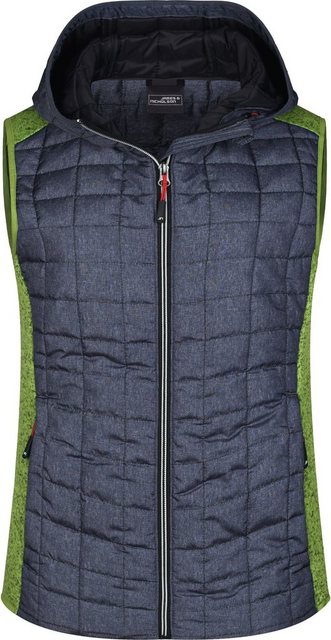 James & Nicholson Strickweste Damen Strick Hybrid Gilet FaS50767 günstig online kaufen