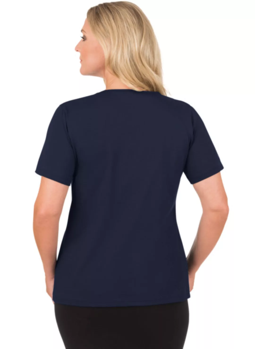 Trigema T-Shirt TRIGEMA T-Shirt aus Biobaumwolle (1-tlg) günstig online kaufen