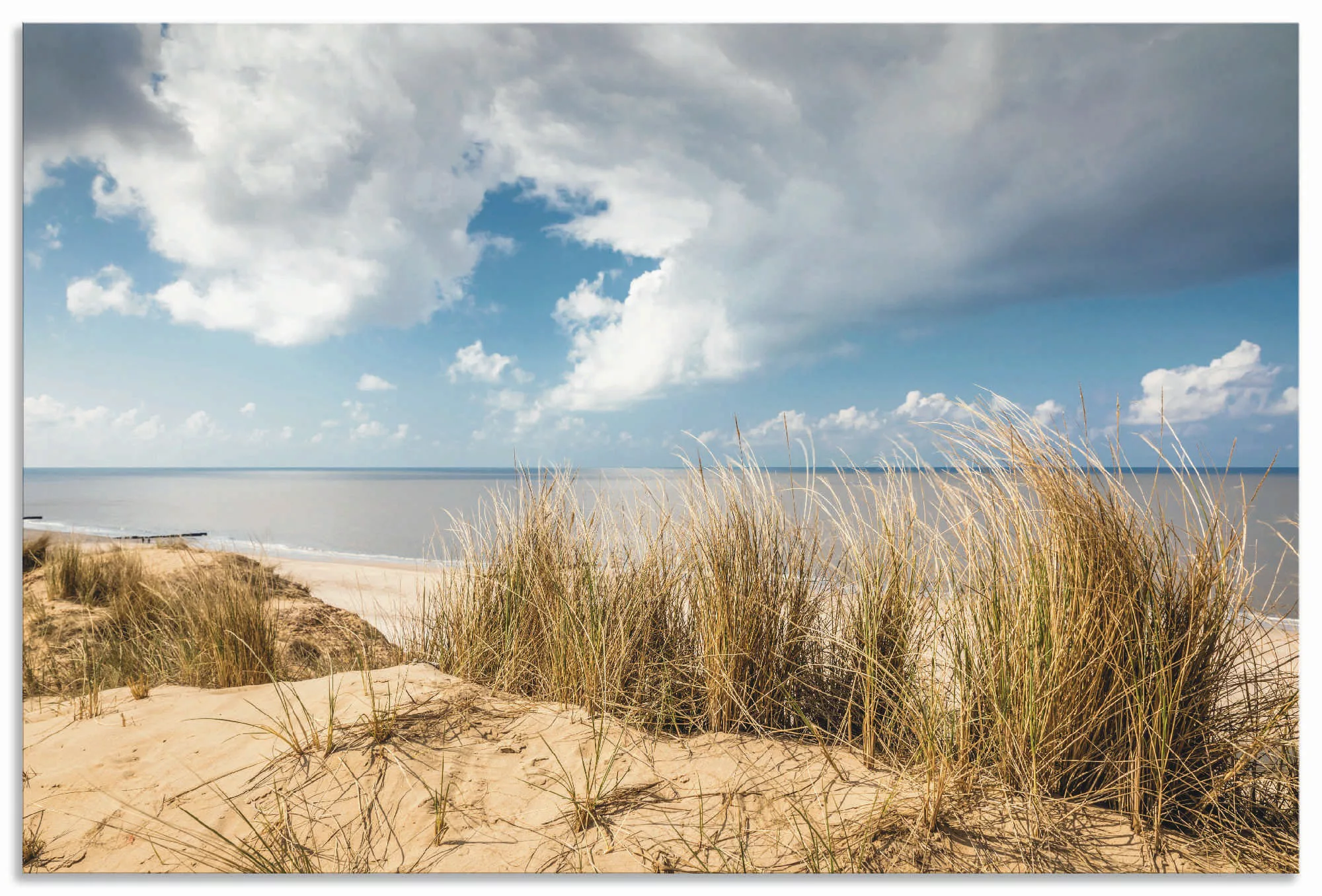 Artland Wandbild »Weg durch die Dünen am Roten Kliff«, Strandbilder, (1 St. günstig online kaufen