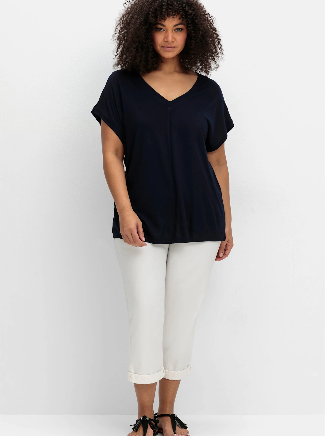 Sheego T-Shirt "T-Shirt", (1 tlg.) günstig online kaufen