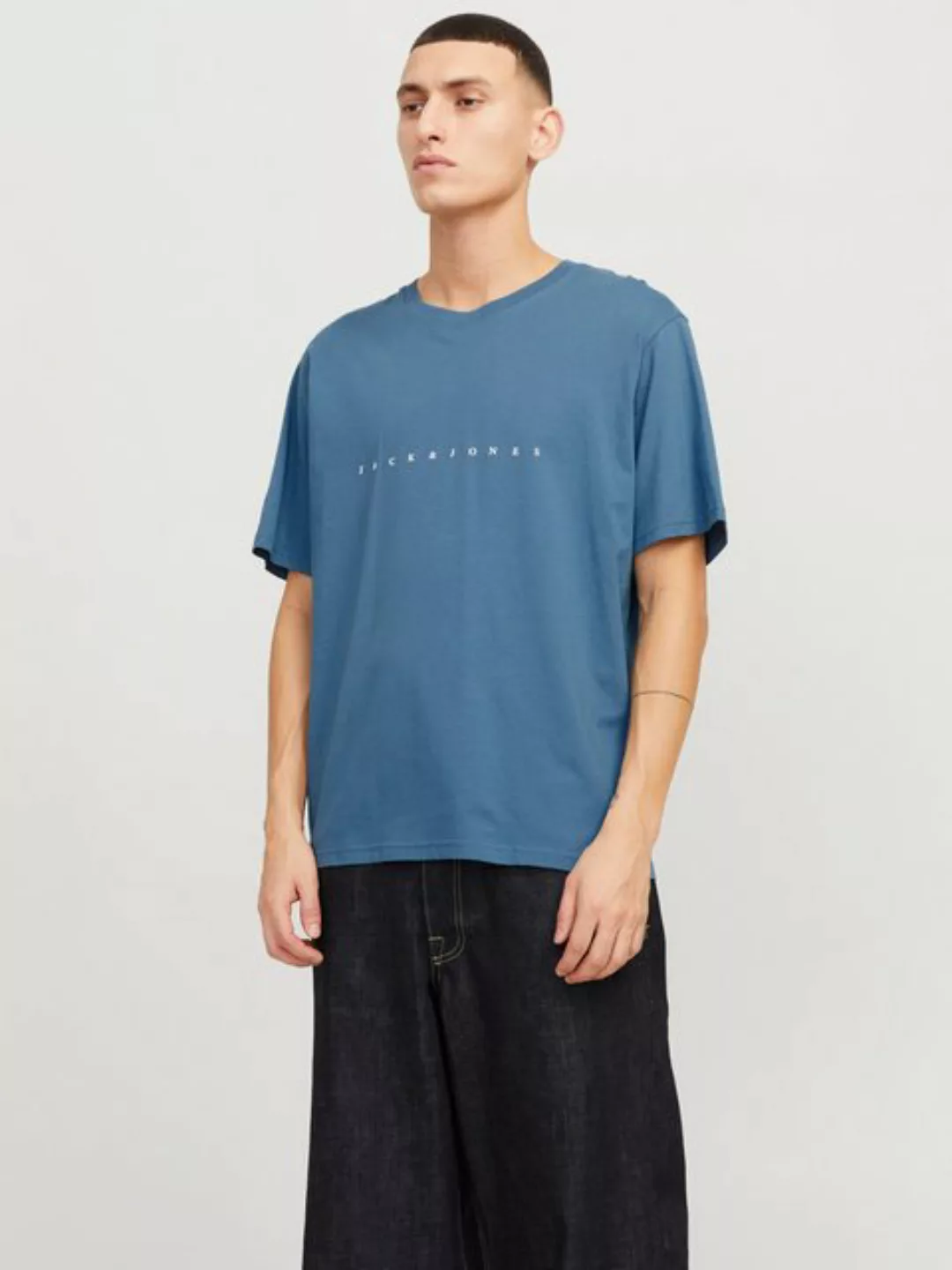 Jack & Jones Rundhalsshirt JJESTAR JJ TEE SS NOOS mit Logo Schriftzug günstig online kaufen