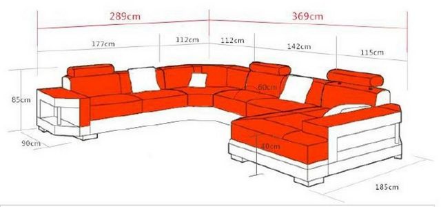 JVmoebel Ecksofa, Made in Europa günstig online kaufen