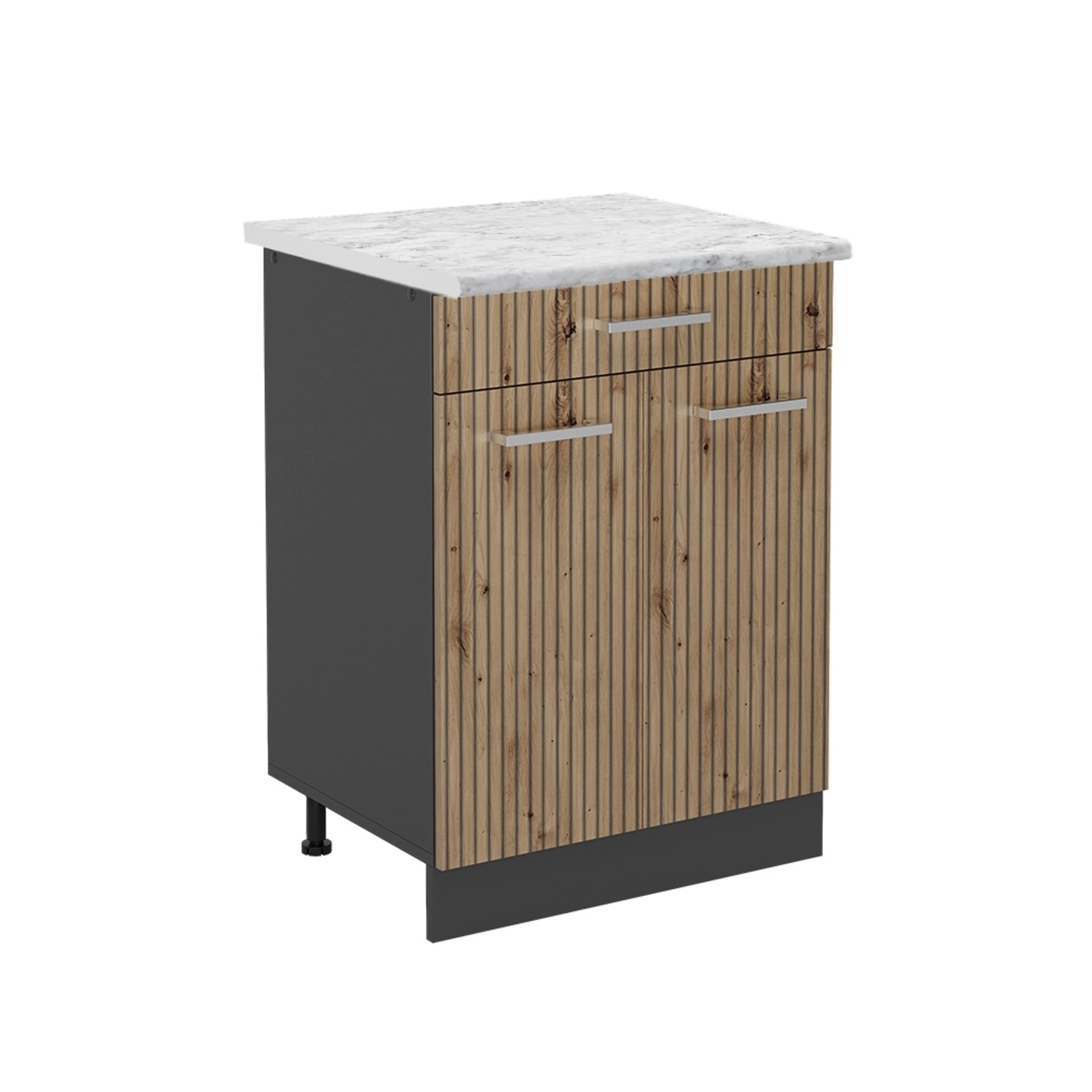 Vicco Herdumbauschrank R-Line, Artisan-Eiche/Anthrazit, 60 cm, günstig online kaufen