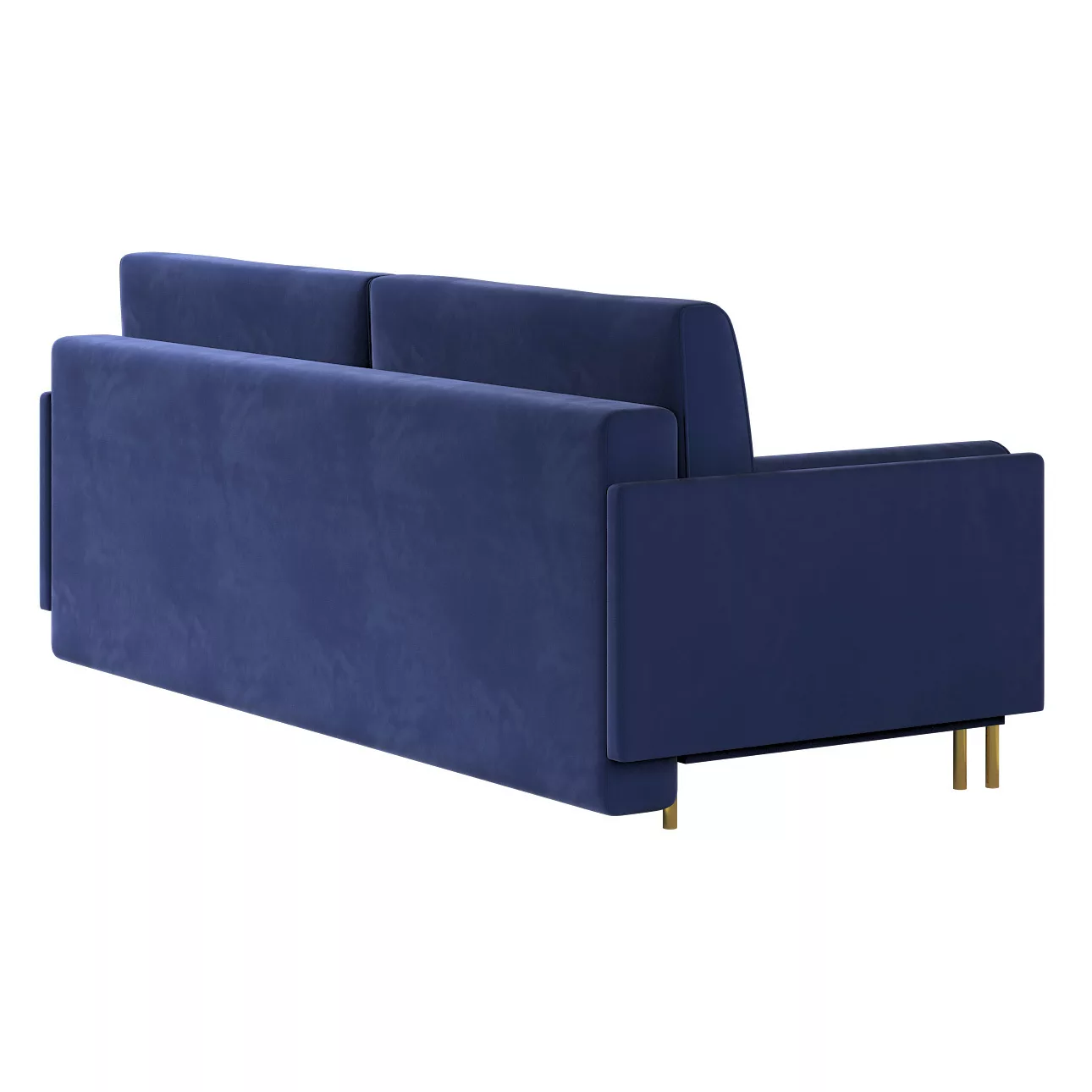 Ausklappbares Sofa Santana, dunkelblau, 212x96x87, Polsterstoffe (RI81) günstig online kaufen